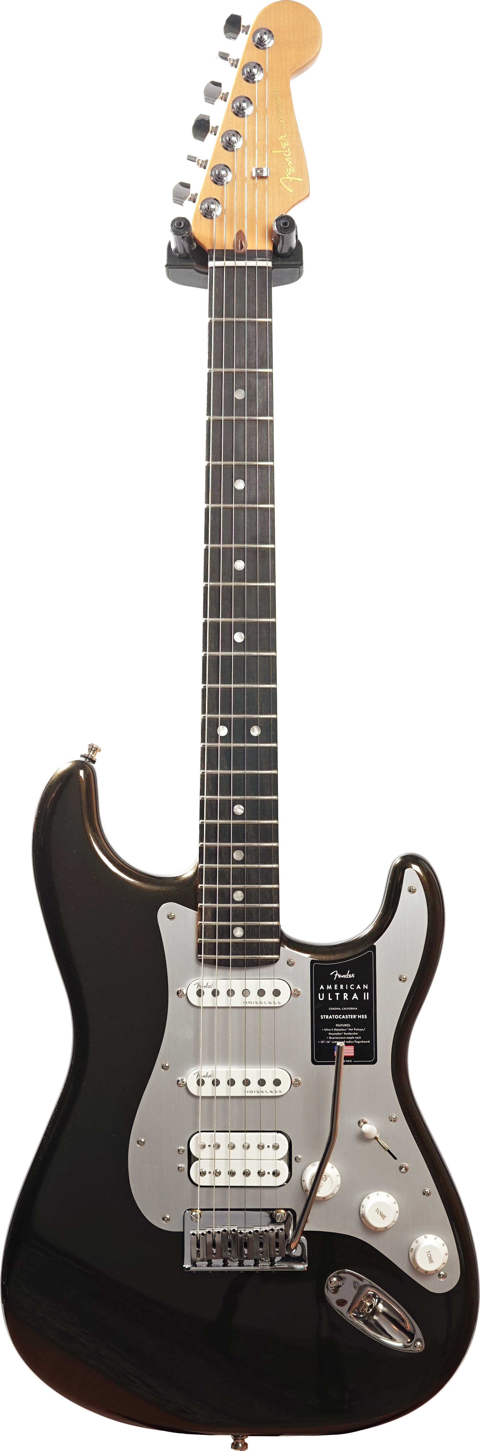 Fender American Ultra II Stratocaster HSS Ebony Fingerboard Texas Tea #US25021461