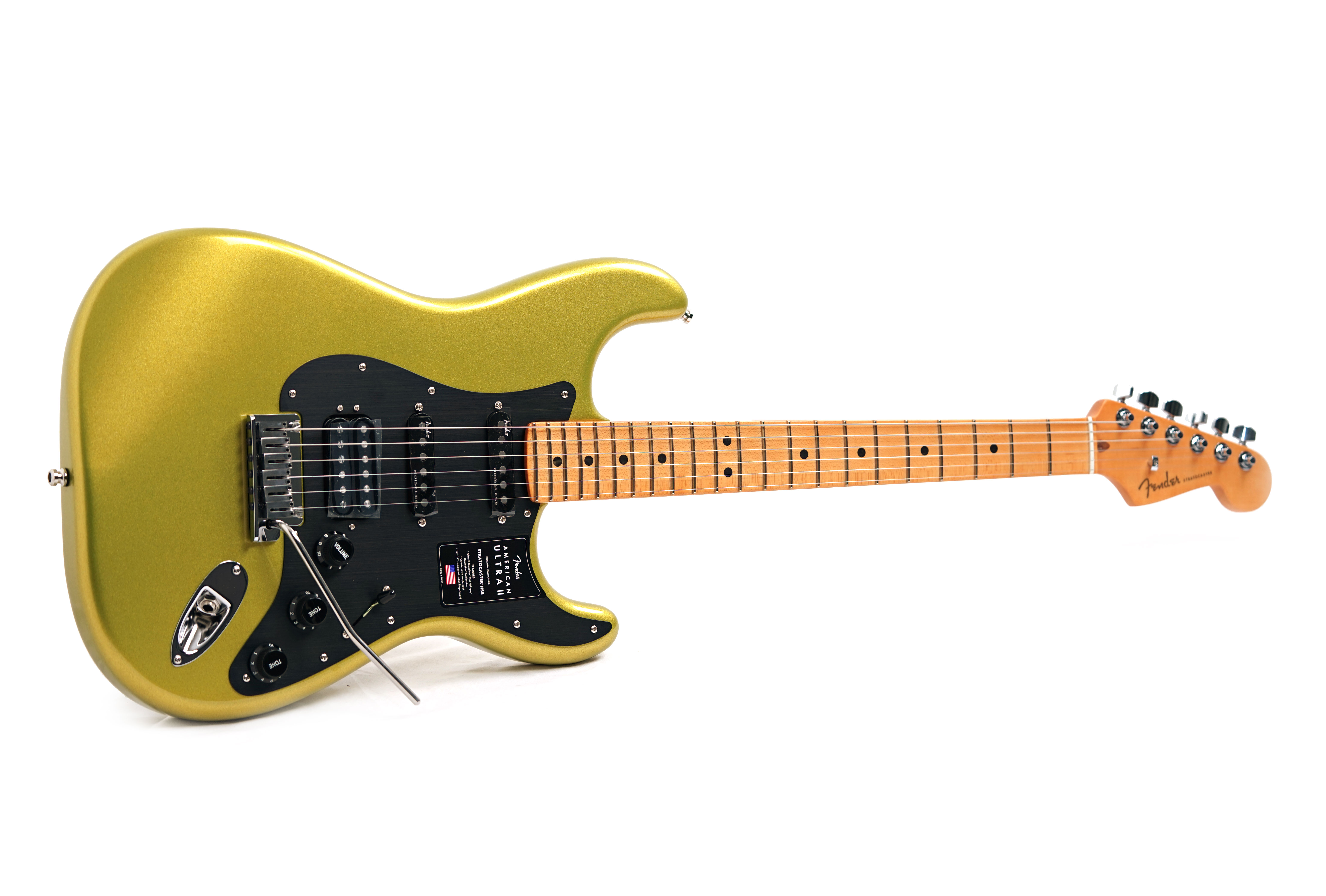 Fender American Ultra II Stratocaster HSS Maple Fingerboard Solar Flare #US240043285