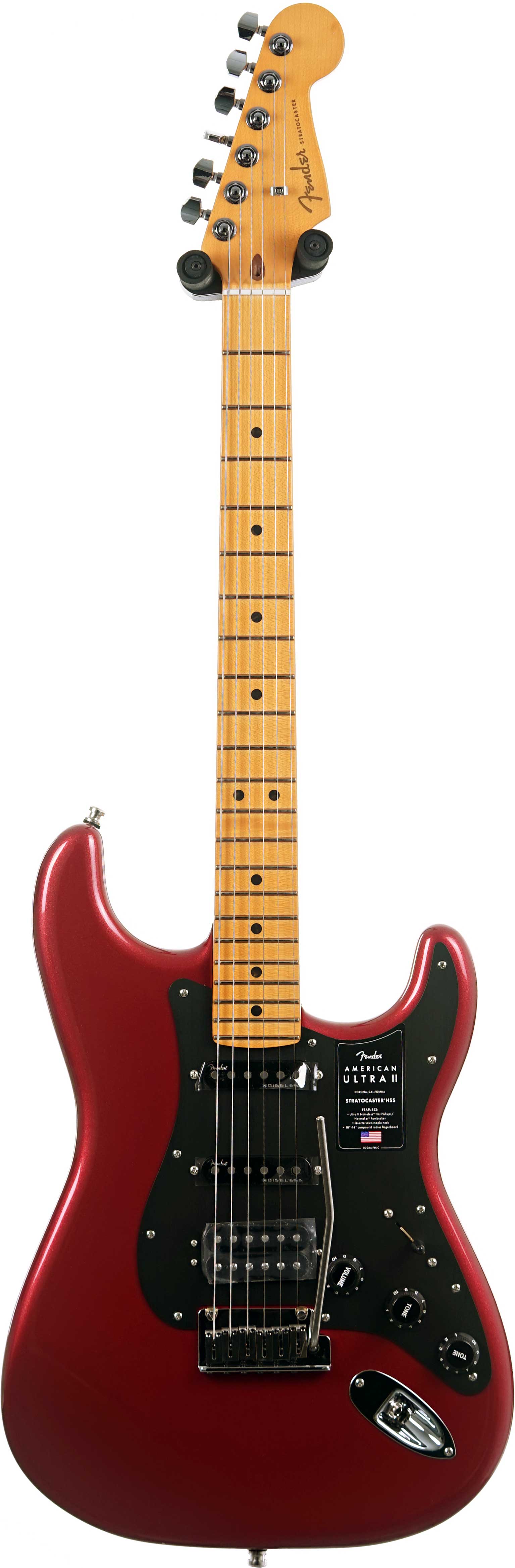 Fender American Ultra II Stratocaster HSS Maple Fingerboard Sinister Red #US25030938