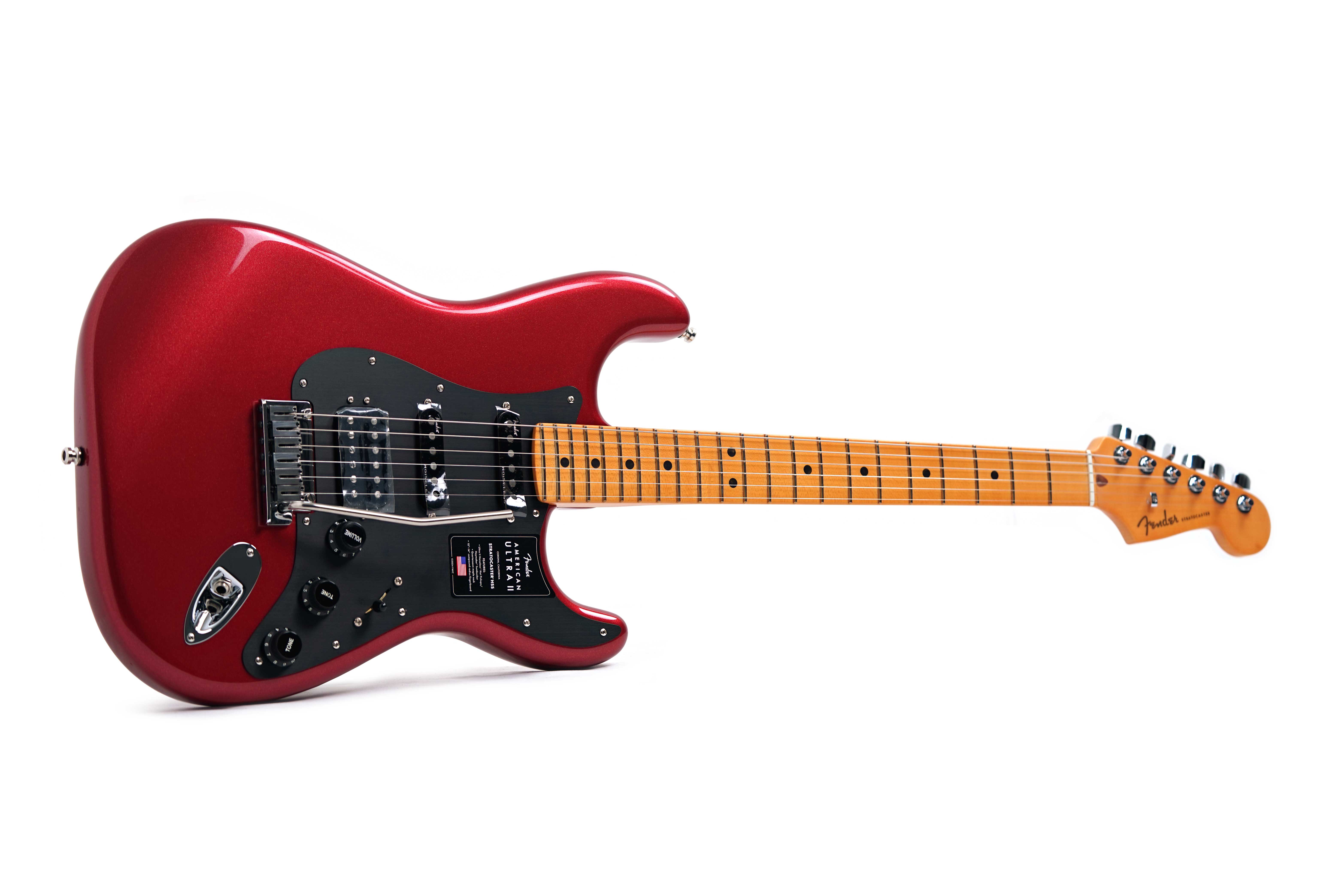 Fender American Ultra II Stratocaster HSS Maple Fingerboard Sinister Red #US25030938
