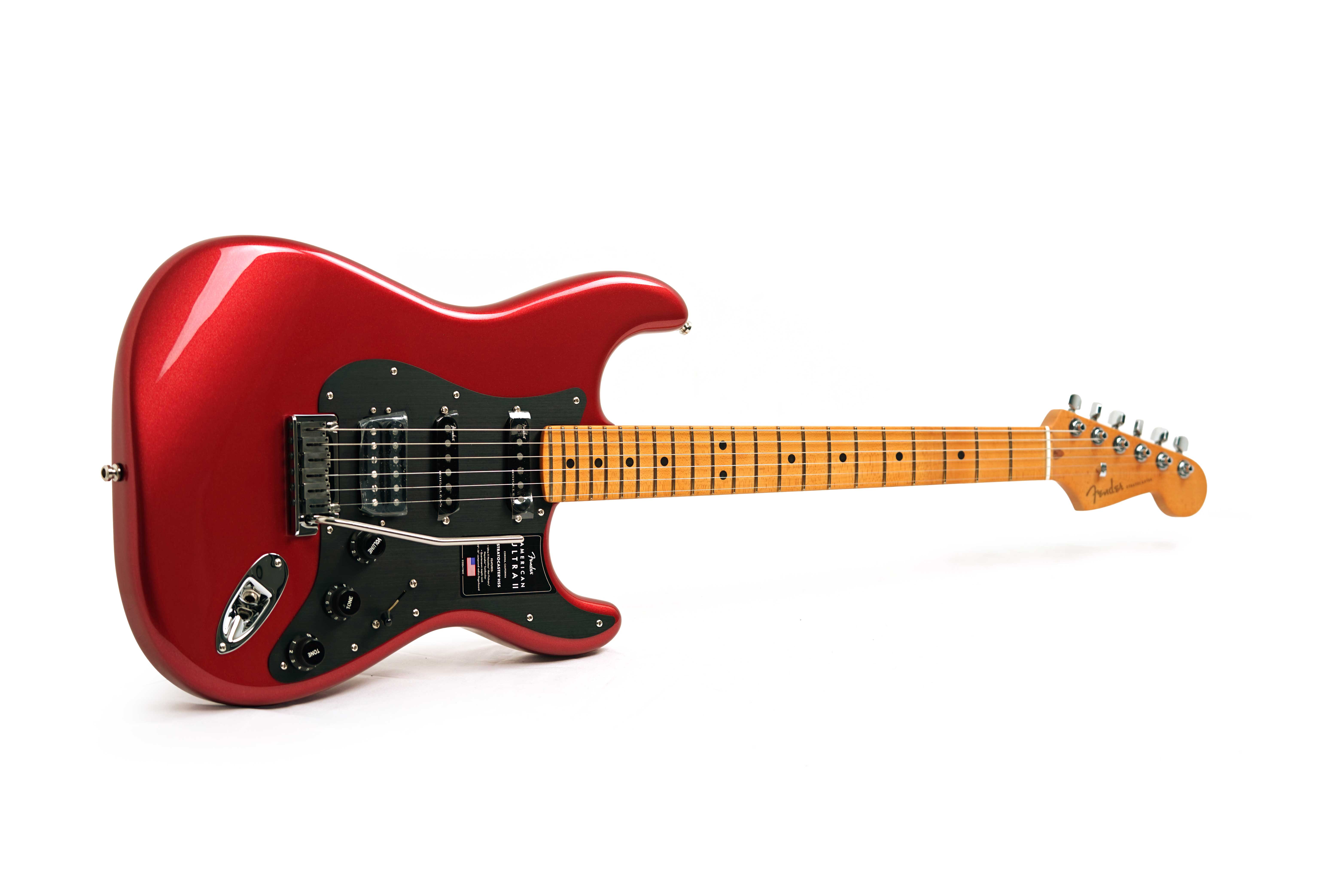Fender American Ultra II Stratocaster HSS Maple Fingerboard Sinister Red #US25025176