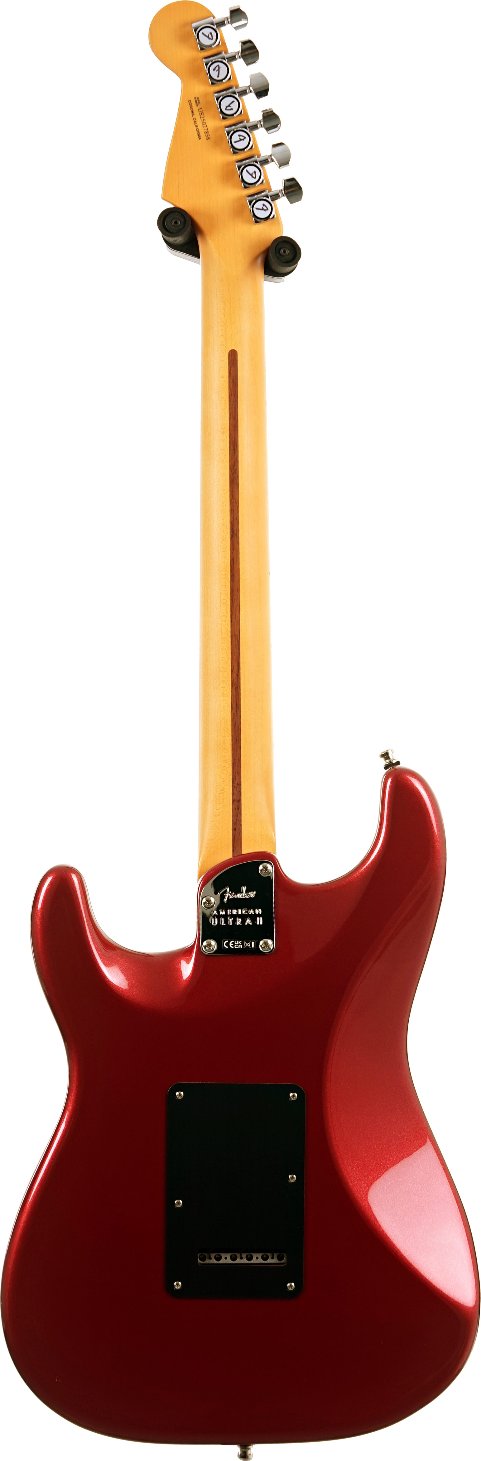 Fender American Ultra II Stratocaster HSS Maple Fingerboard Sinister Red #US25027858