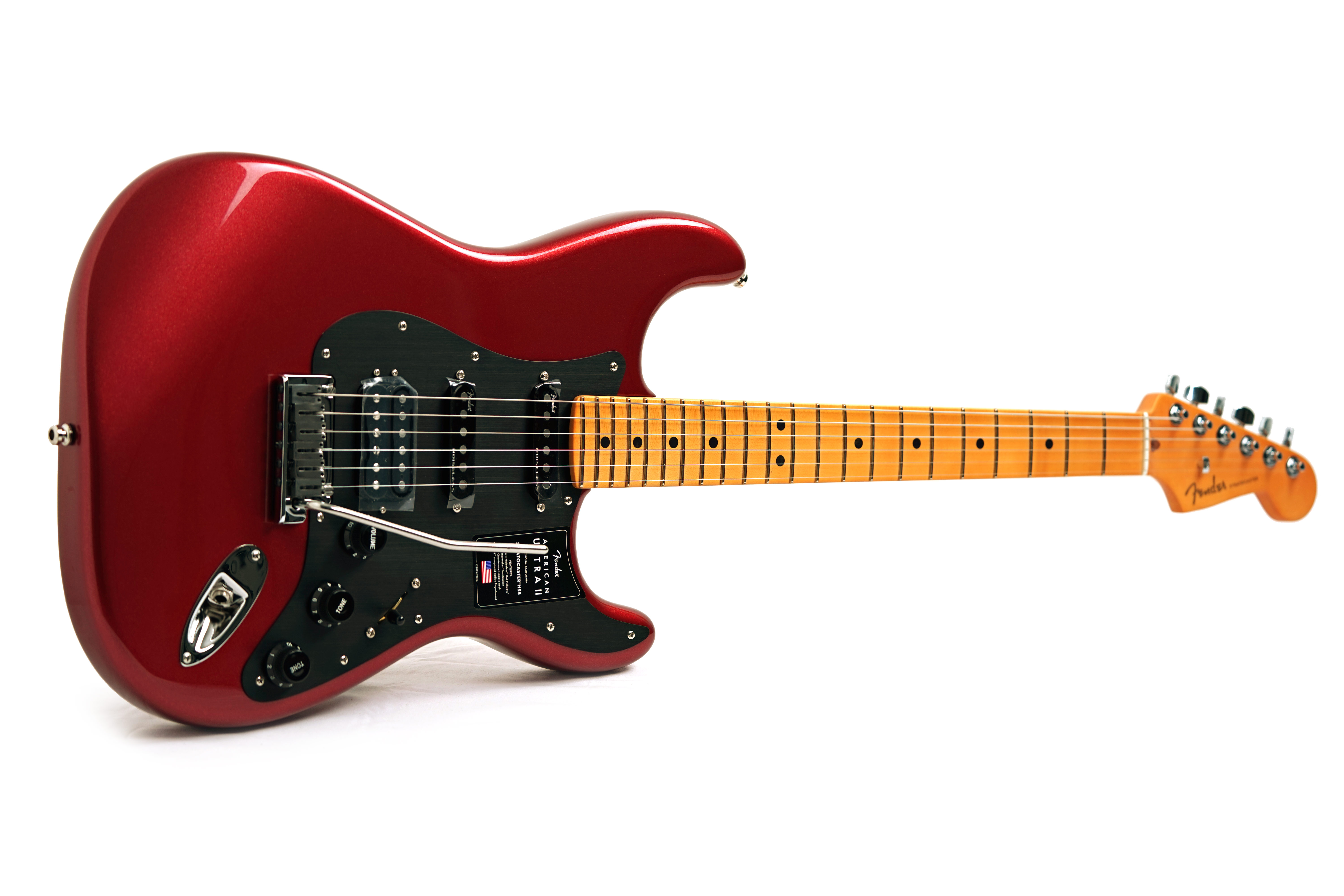 Fender American Ultra II Stratocaster HSS Maple Fingerboard Sinister Red #US25027858