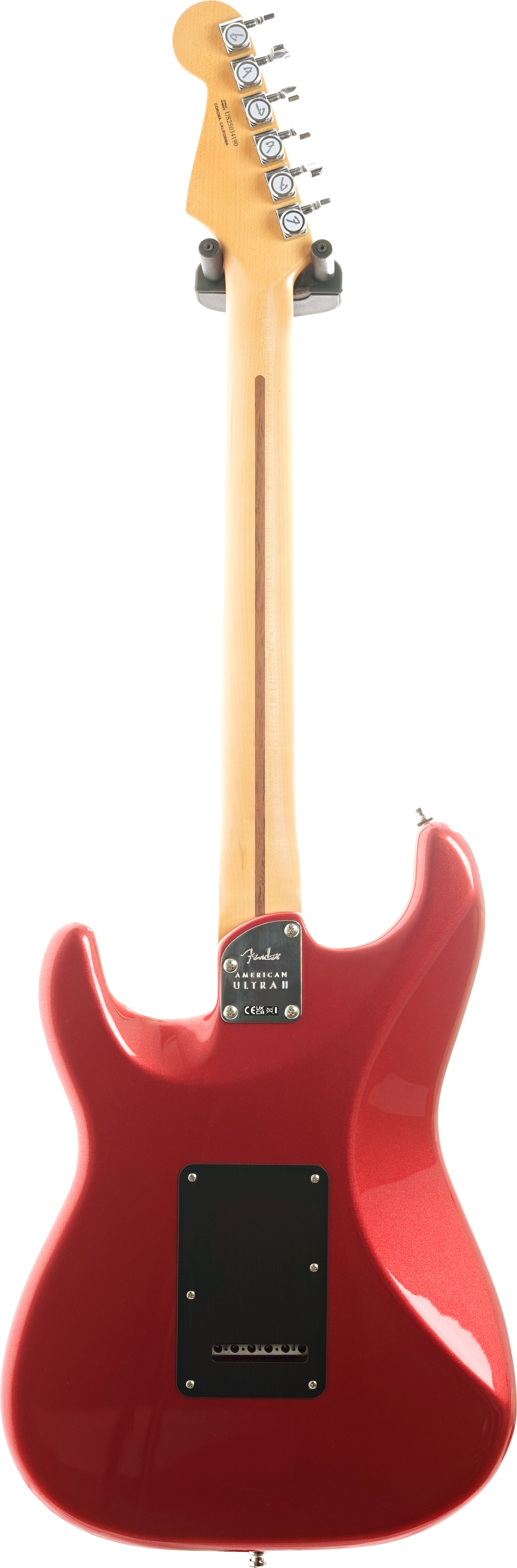 Fender American Ultra II Stratocaster HSS Maple Fingerboard Sinister Red #US25034190