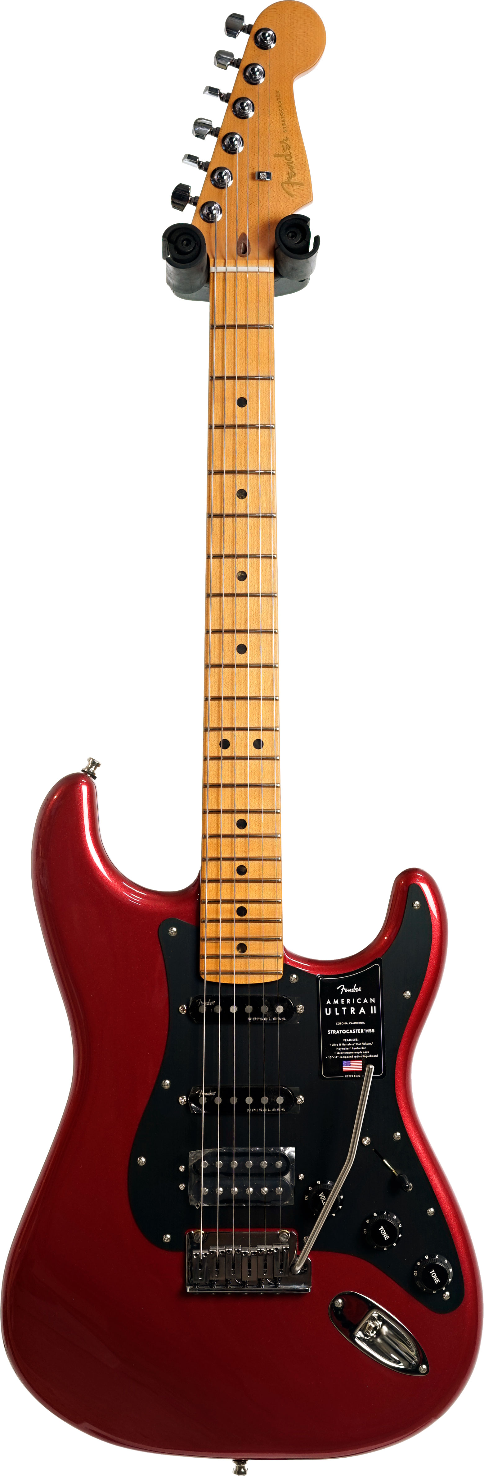 Fender American Ultra II Stratocaster HSS Maple Fingerboard Sinister Red #US26004896