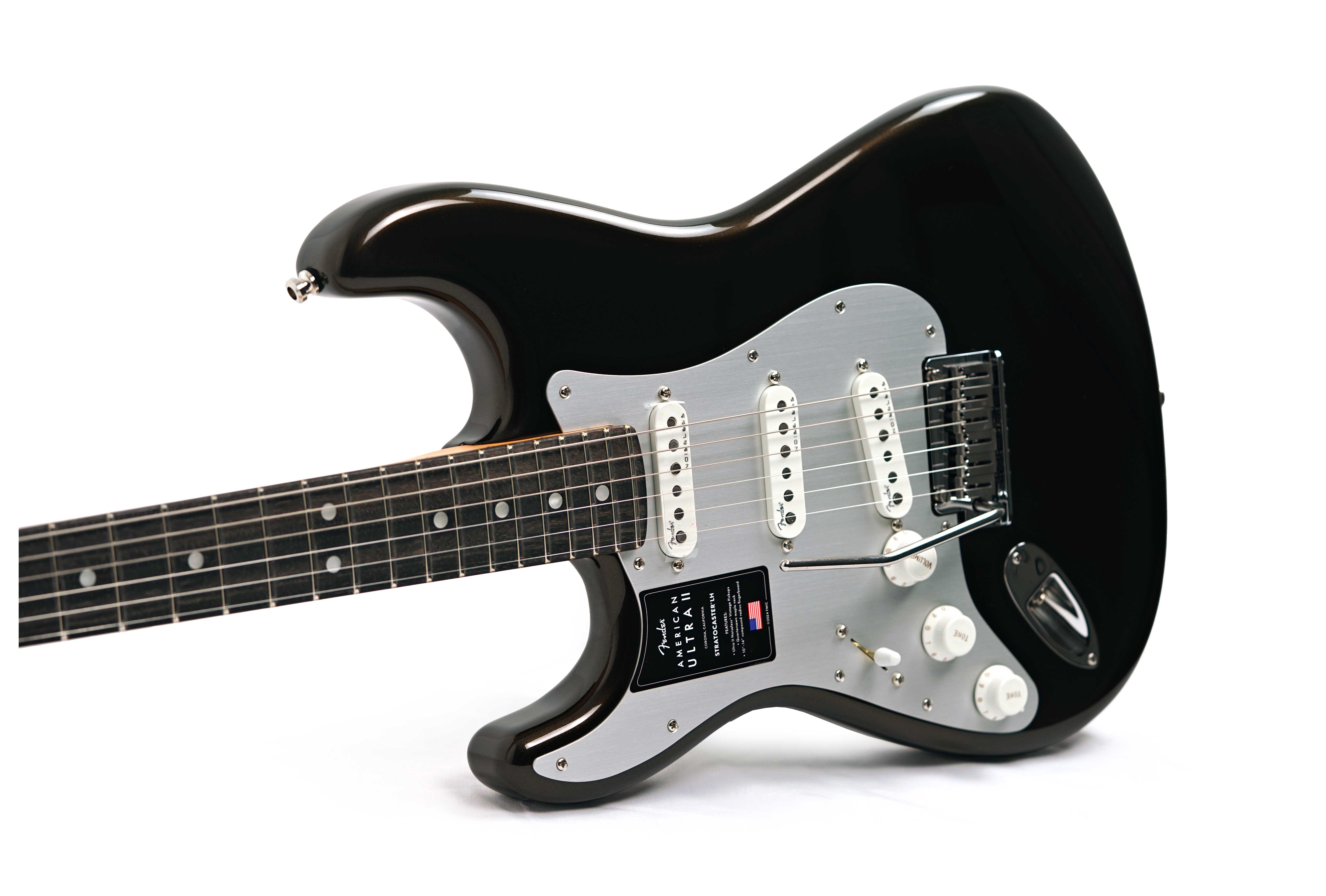 Fender American Ultra II Stratocaster Ebony Fingerboard Texas Tea Left Handed #US24010708