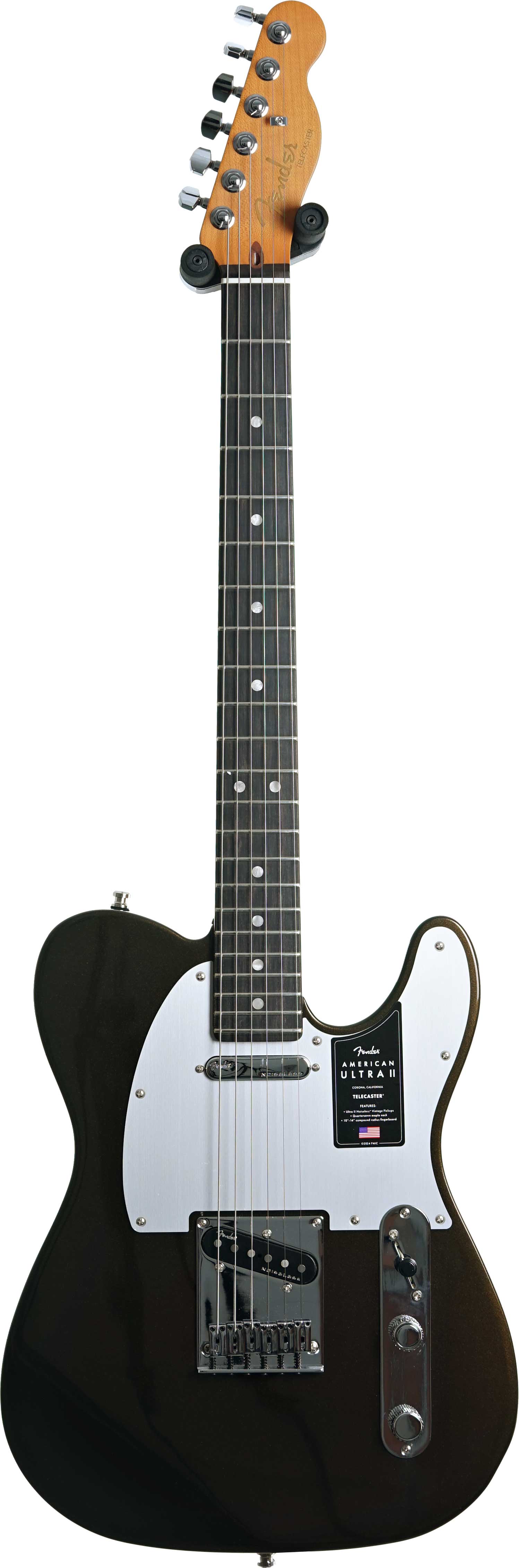 Fender American Ultra II Telecaster Ebony Texas Tea (Ex-Demo) #US240024697