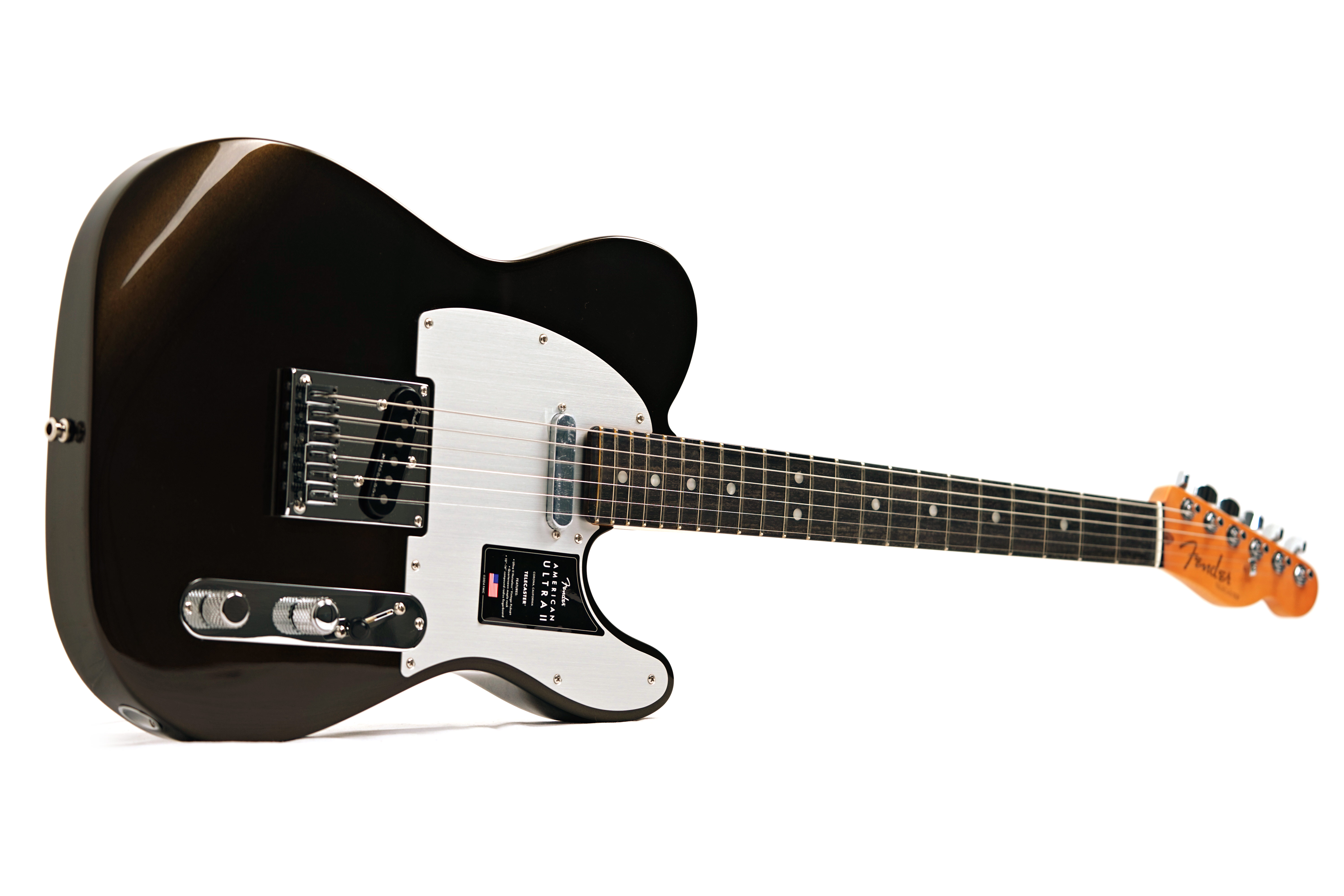 Fender American Ultra II Telecaster Texas Tea Ebony Fingerboard #US24016153