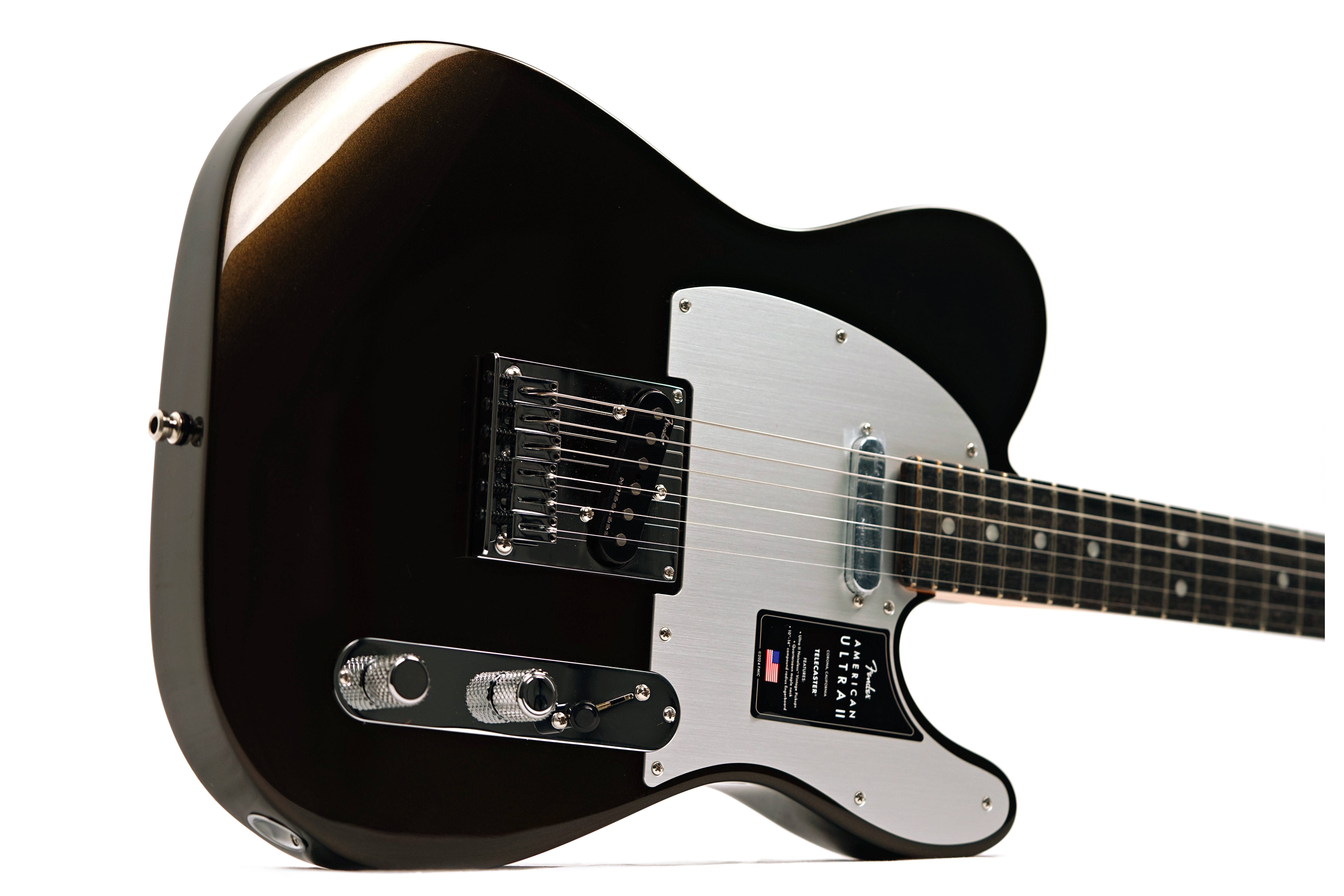 Fender American Ultra II Telecaster Texas Tea Ebony Fingerboard #US24016153