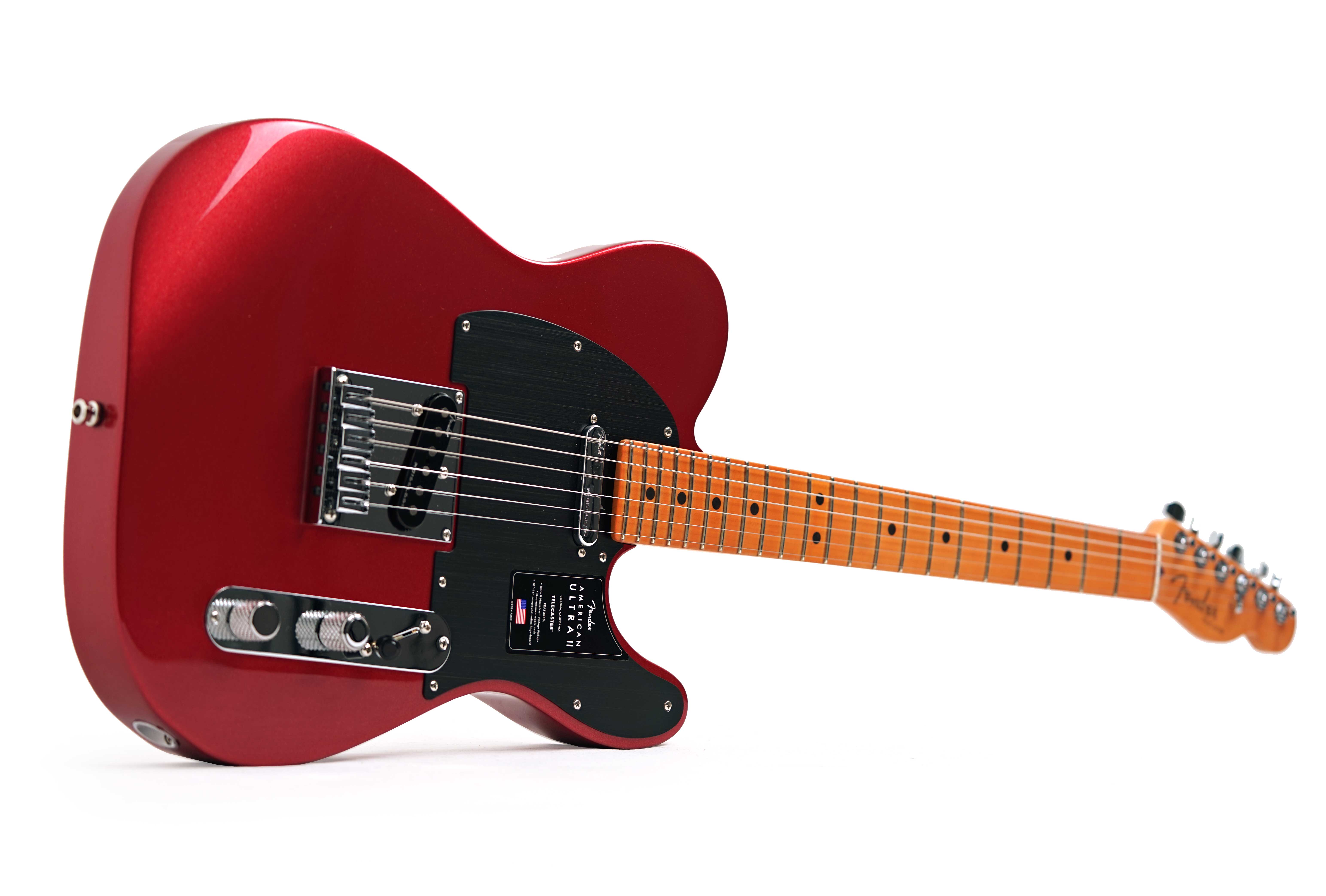 Fender American Ultra II Telecaster Maple Fingerboard Sinister Red #US25013043