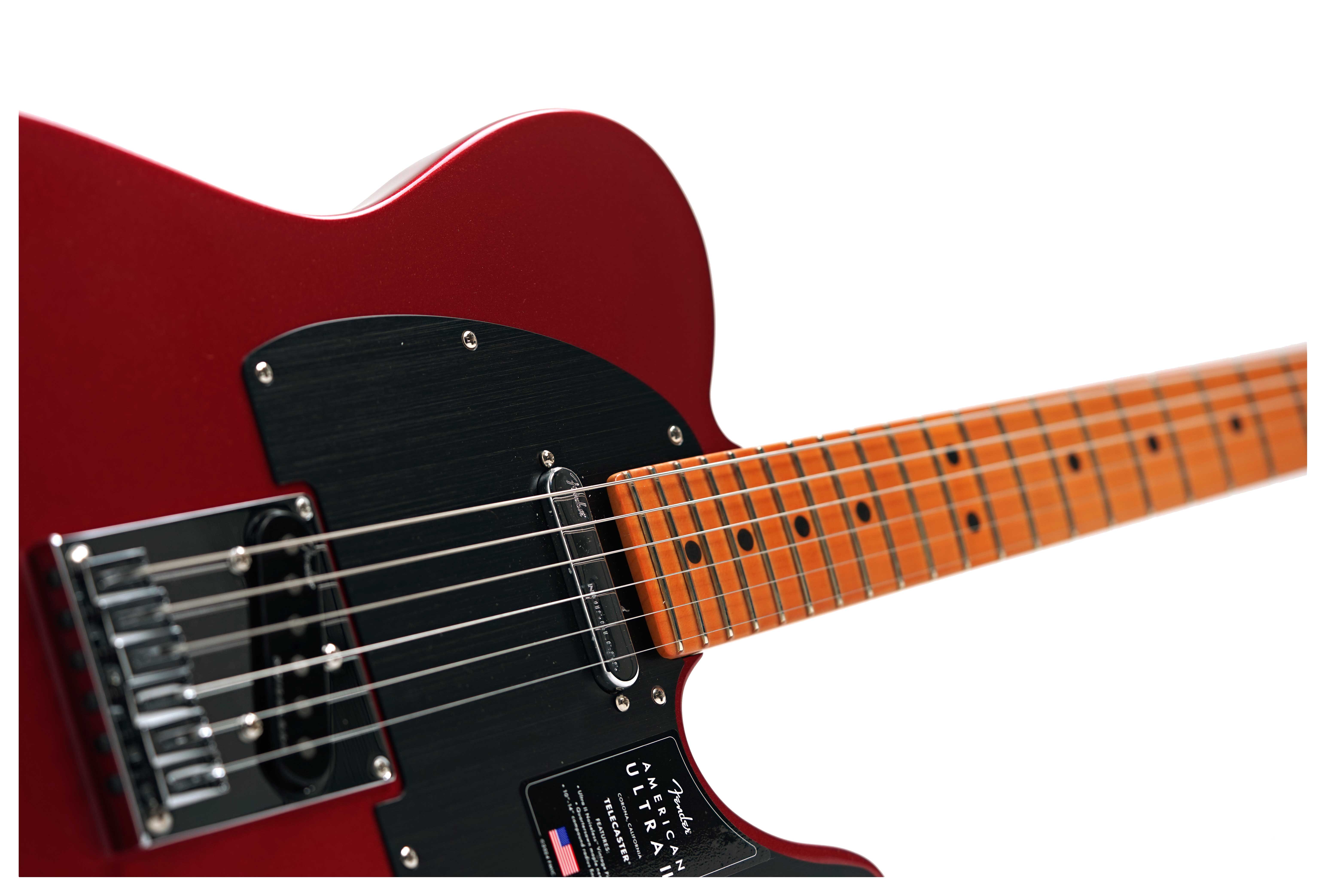 Fender American Ultra II Telecaster Maple Fingerboard Sinister Red #US25013043