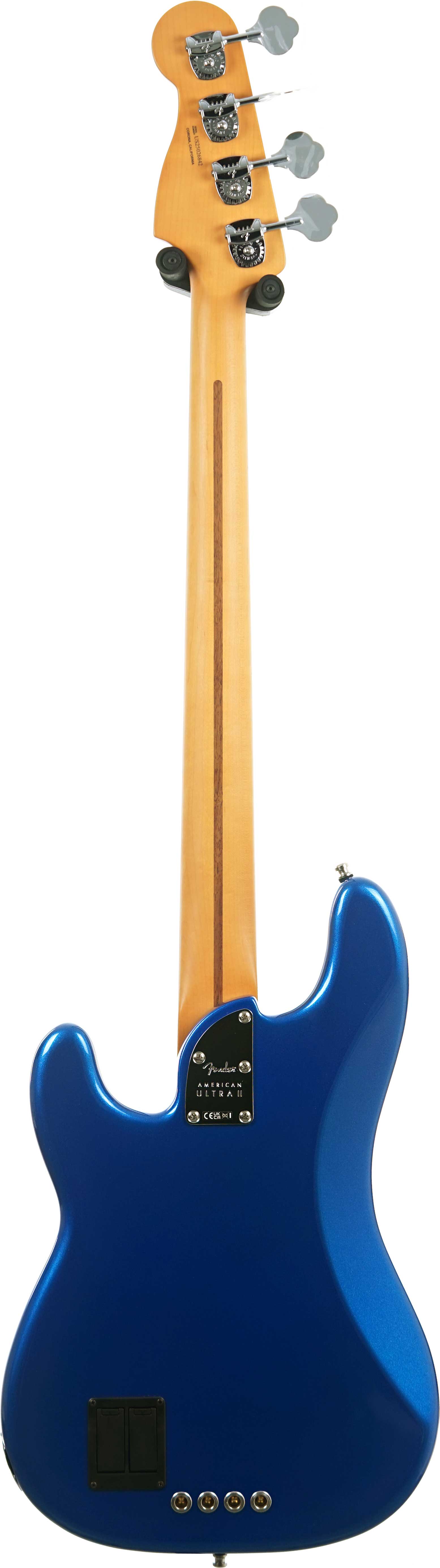 Fender American Ultra II Precision Bass Noble Blue Ebony Fingerboard #US25026842