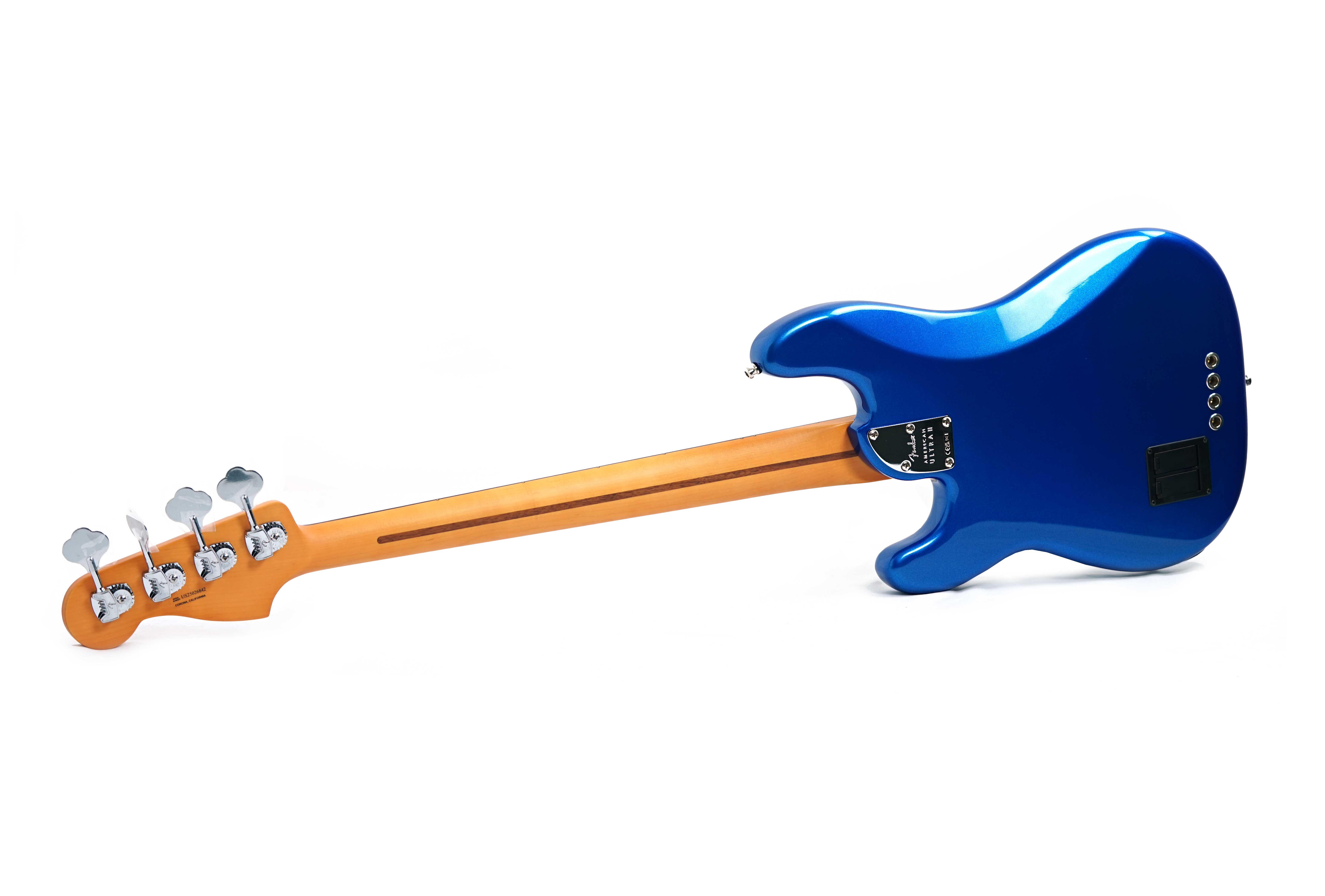Fender American Ultra II Precision Bass Noble Blue Ebony Fingerboard #US25026842