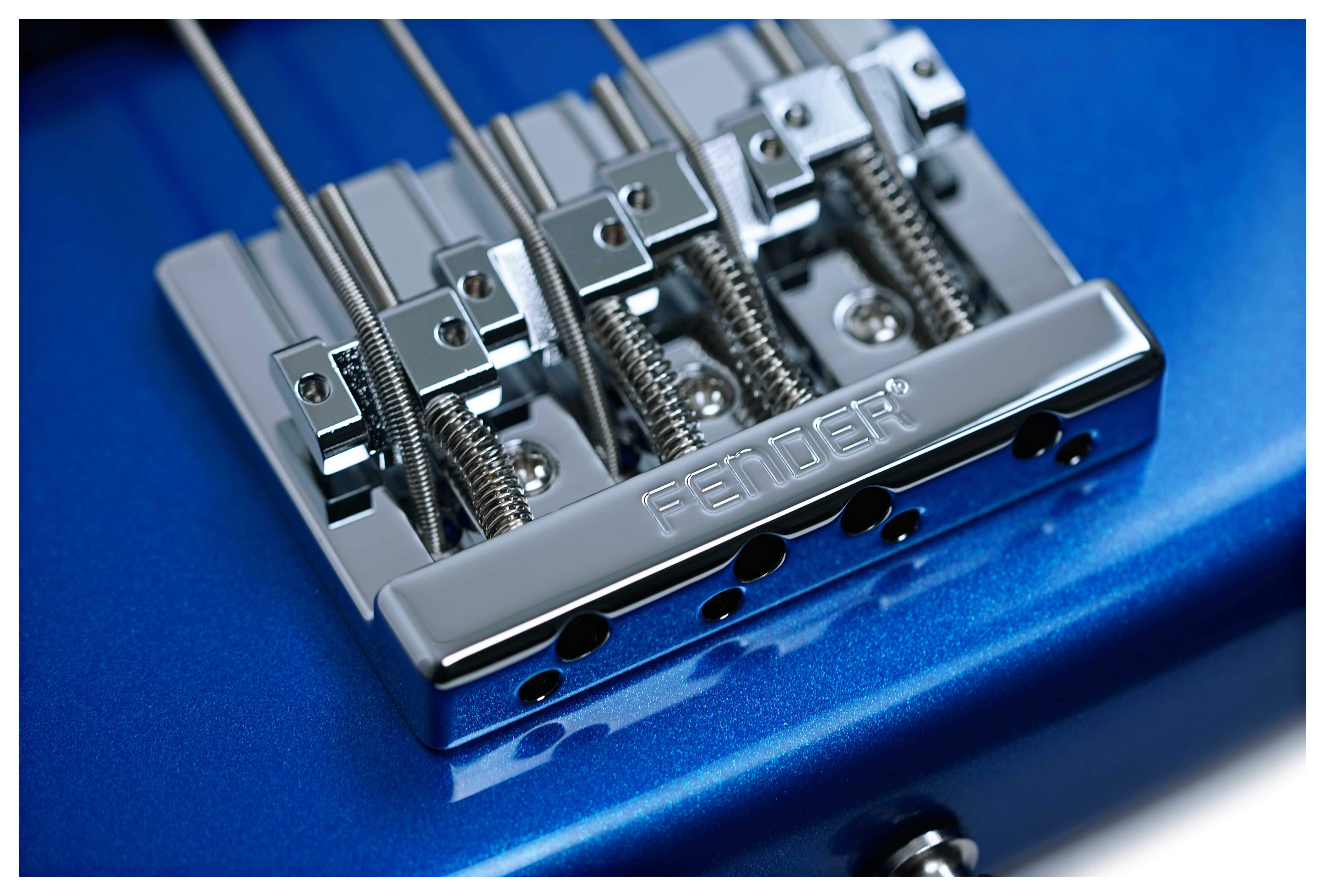 Fender American Ultra II Precision Bass Noble Blue Ebony Fingerboard #US25026842