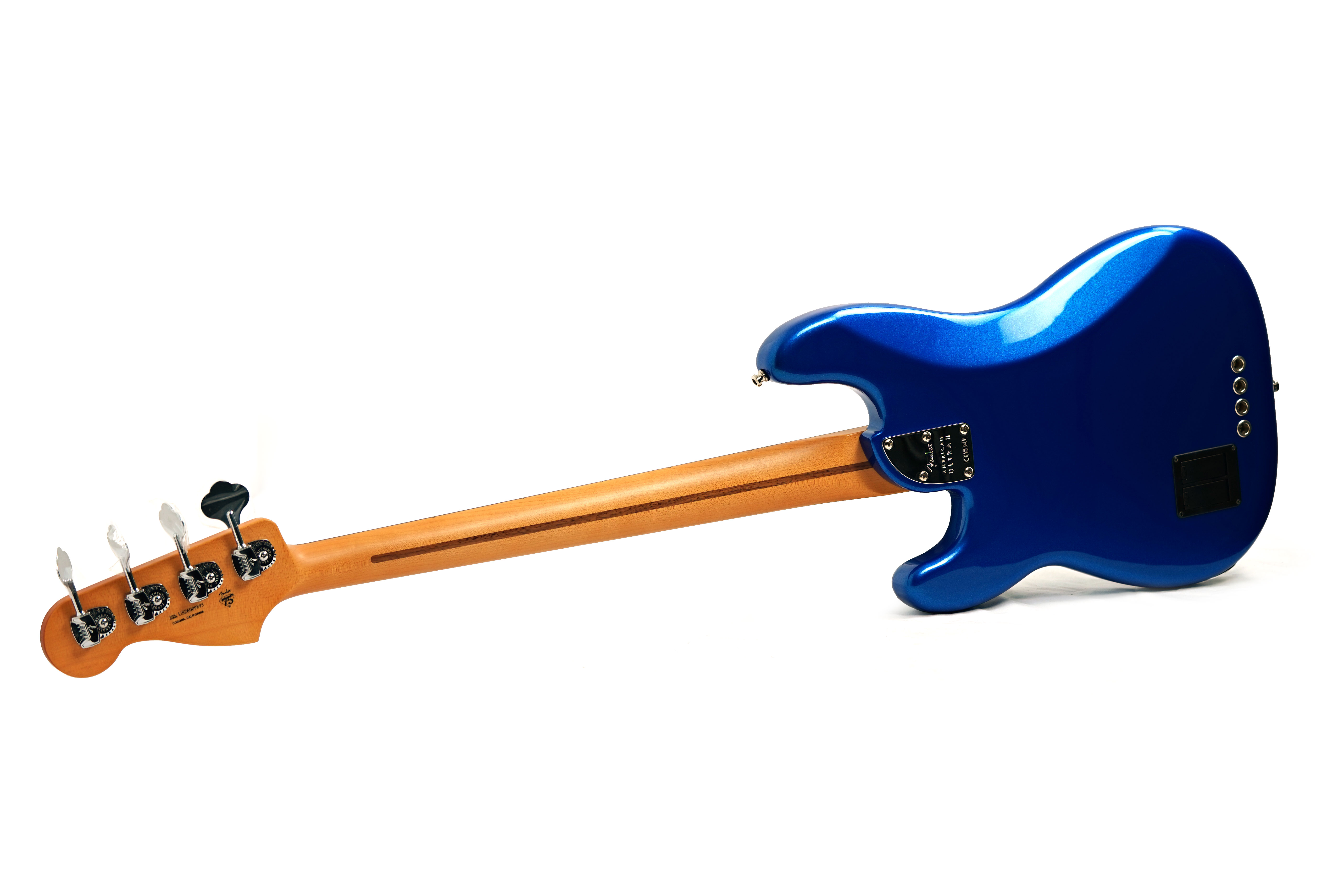 Fender American Ultra II Precision Bass Noble Blue Ebony Fingerboard (Nearly New) #US25015479