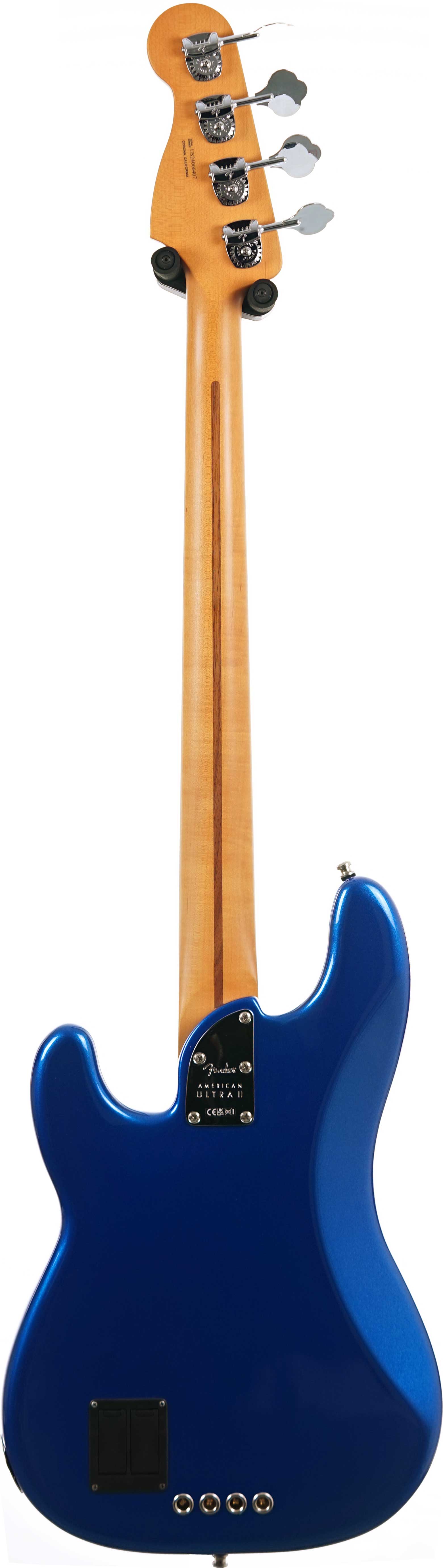 Fender American Ultra II Precision Bass Noble Blue Ebony Fingerboard (Ex-Demo) #US24006407