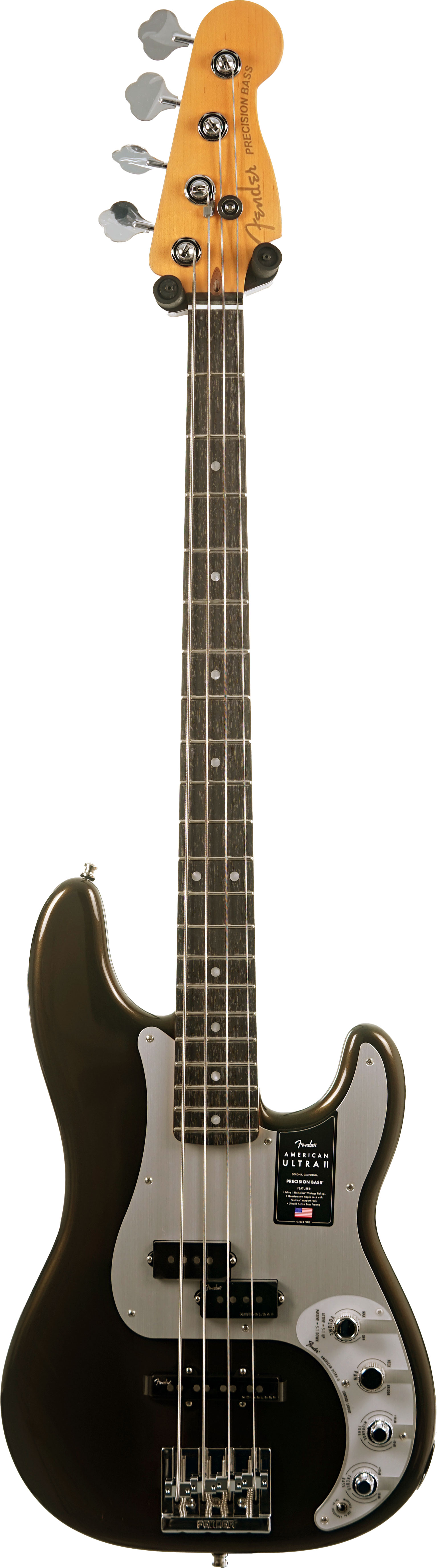 Fender American Ultra II Precision Bass Texas Tea Ebony Fingerboard #US25000308