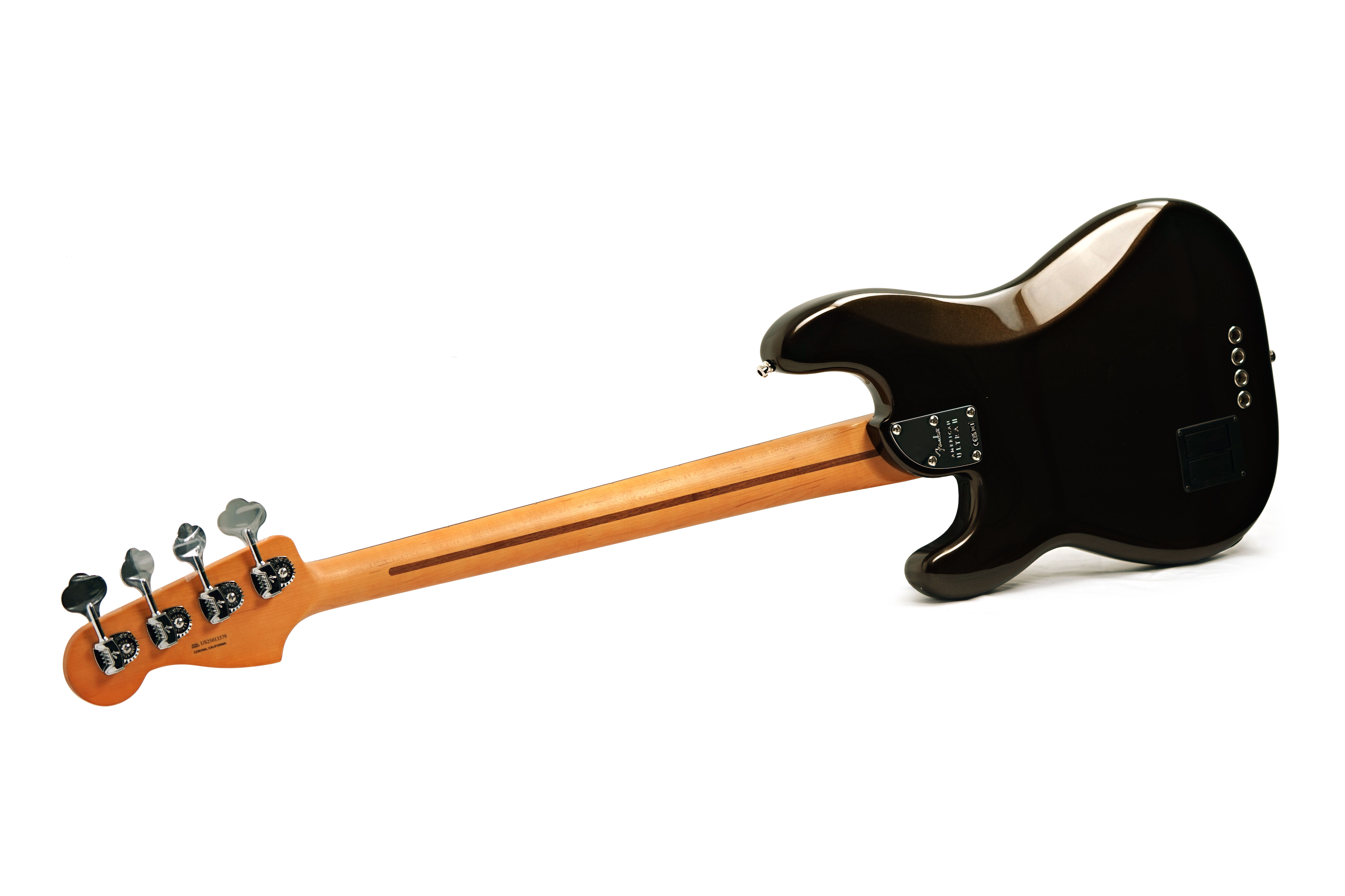Fender American Ultra II Precision Bass Texas Tea Ebony Fingerboard #US25013379
