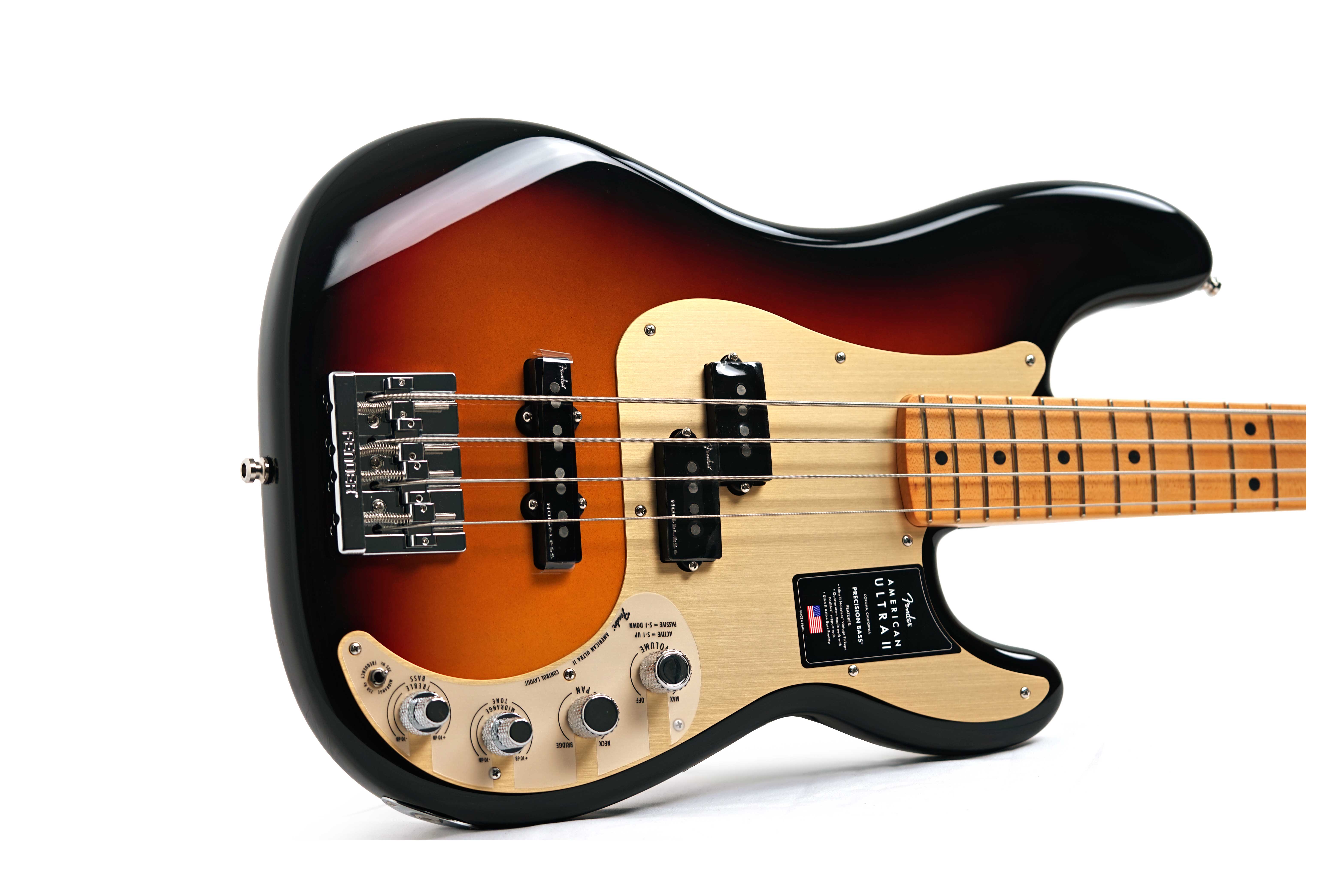 Fender American Ultra II Precision Bass Ultraburst Maple Fingerboard #US25007018