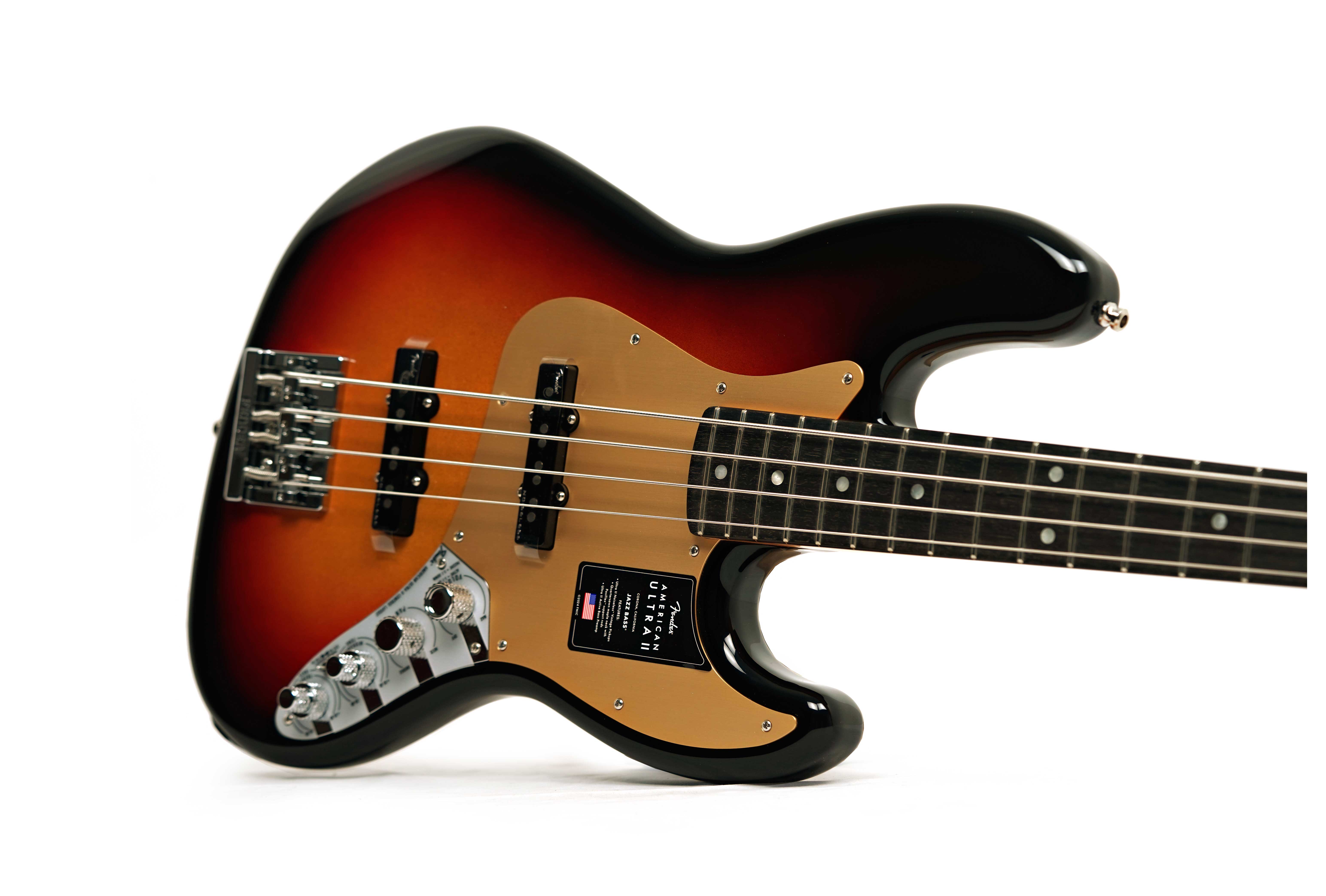 Fender American Ultra II Jazz Bass Ultraburst Ebony Fingerboard #US25016246