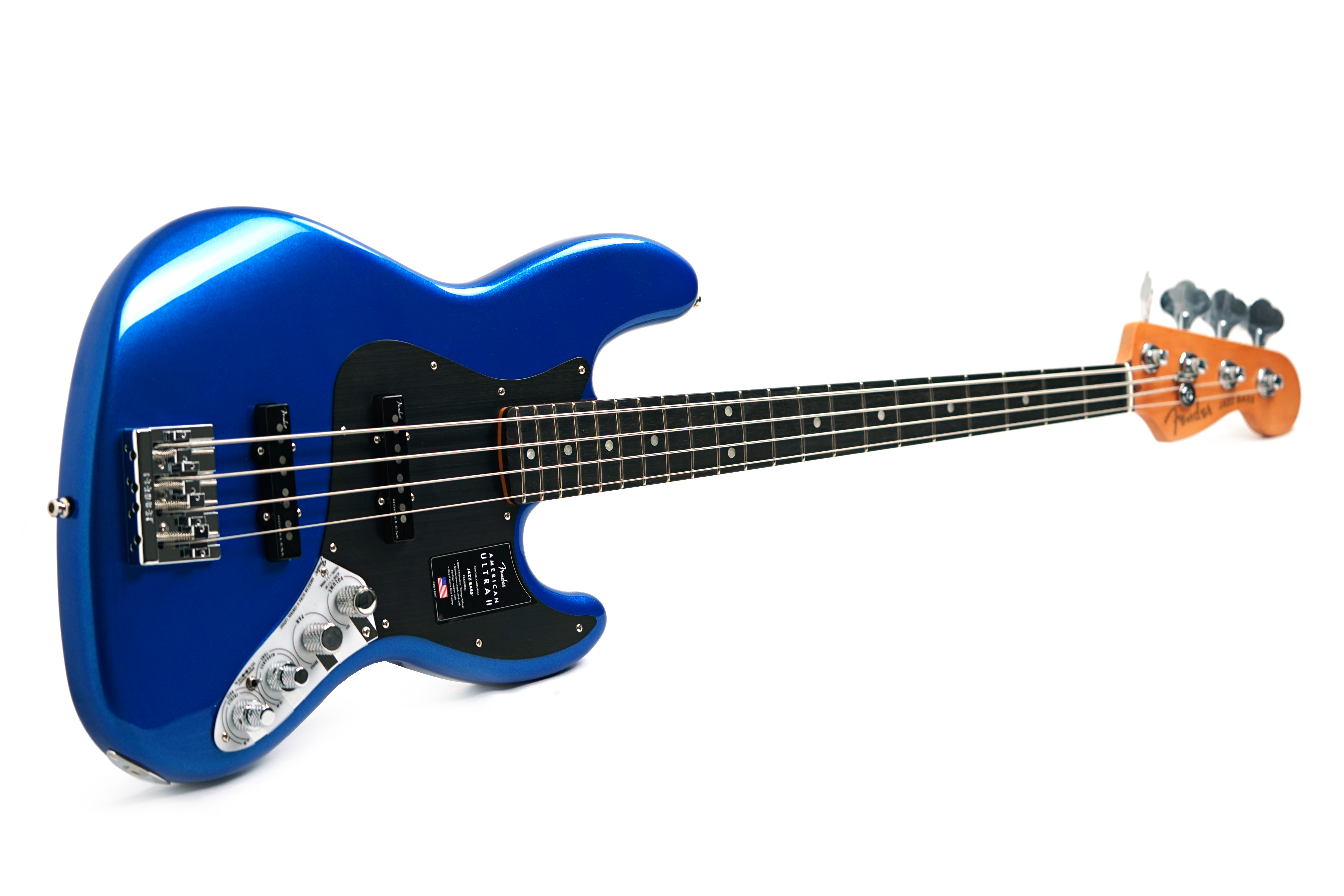 Fender American Ultra II Jazz Bass Ebony Fingerboard Noble Blue #US24066768
