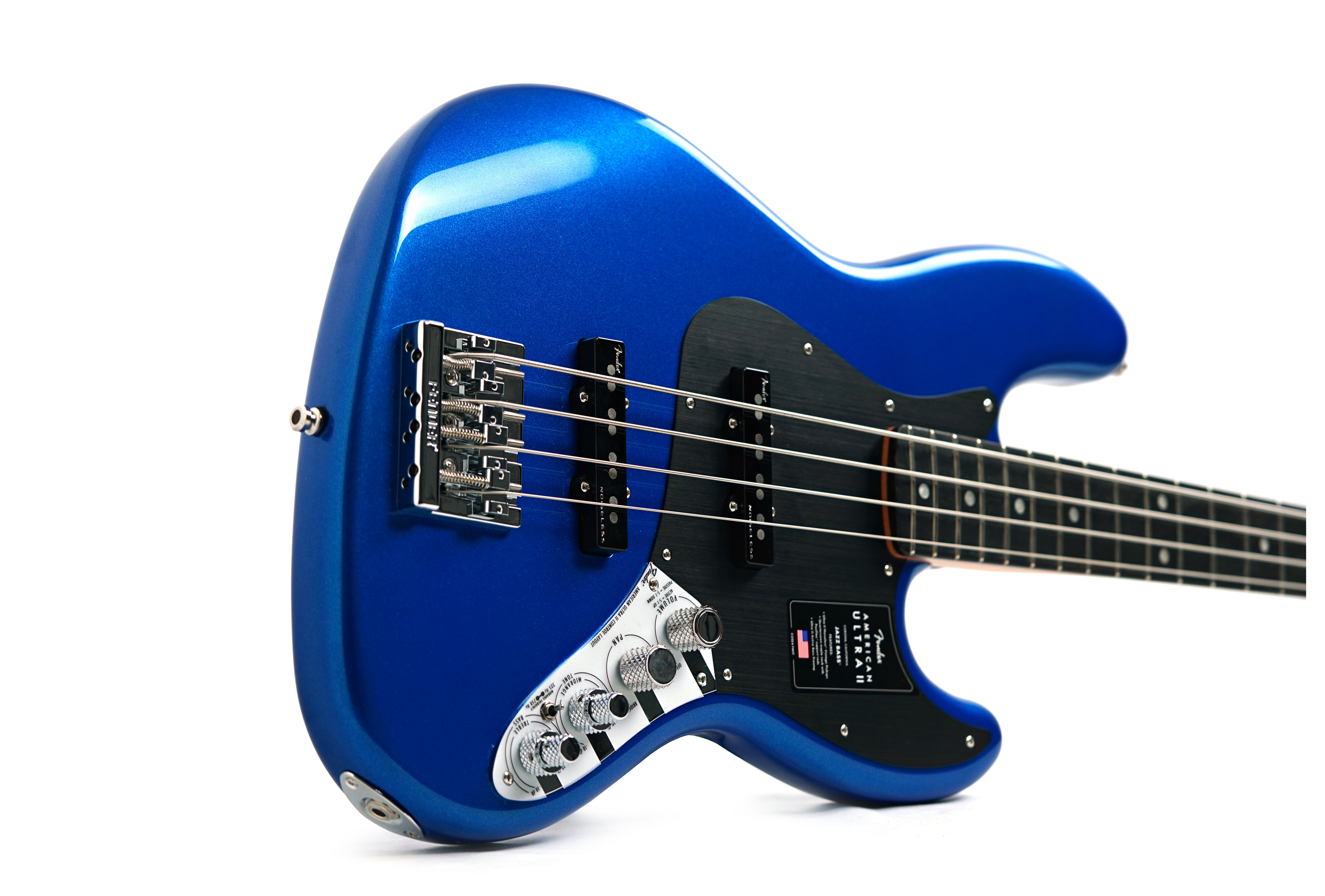 Fender American Ultra II Jazz Bass Ebony Fingerboard Noble Blue #US24066768