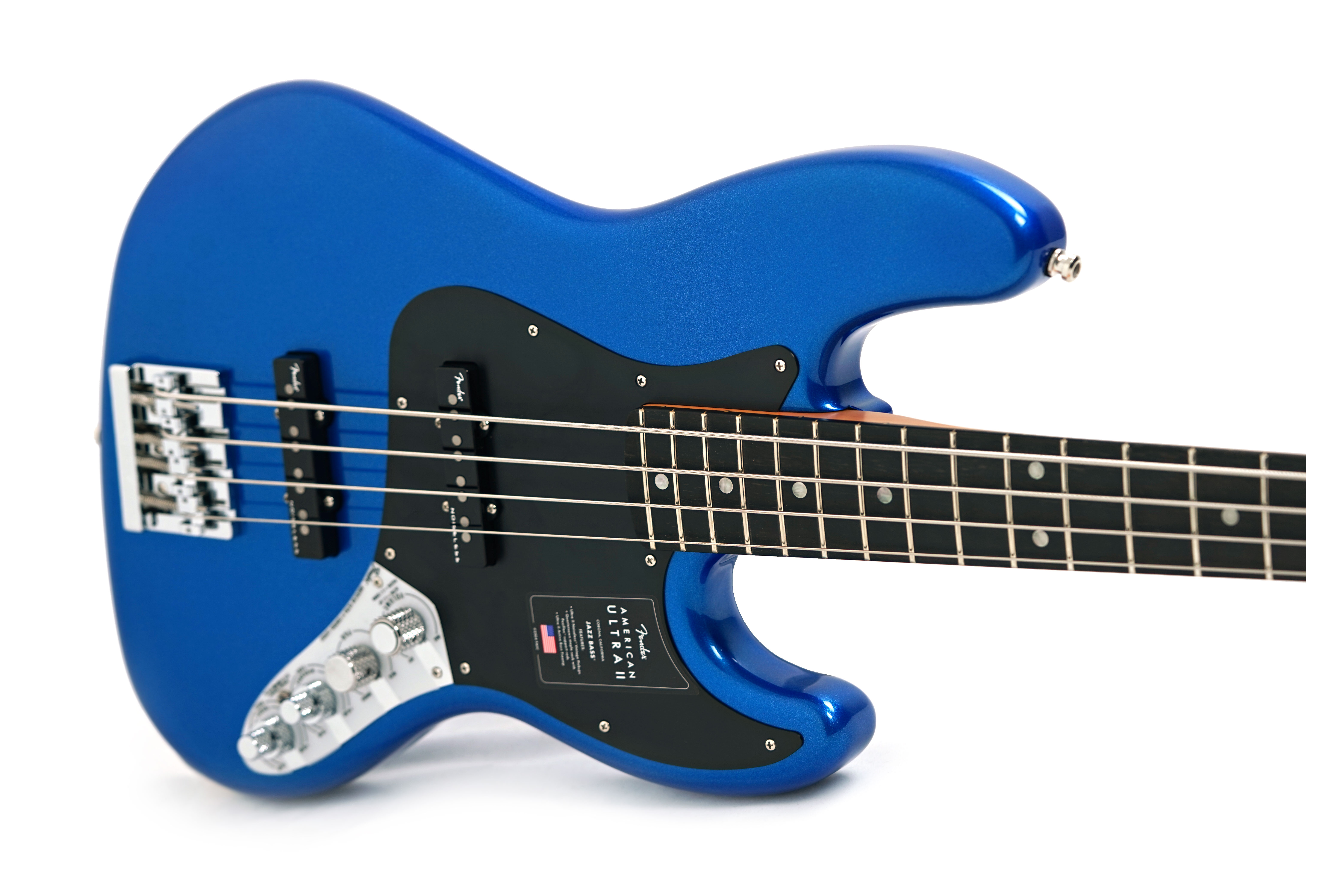 Fender American Ultra II Jazz Bass Ebony Fingerboard Noble Blue #US24066768