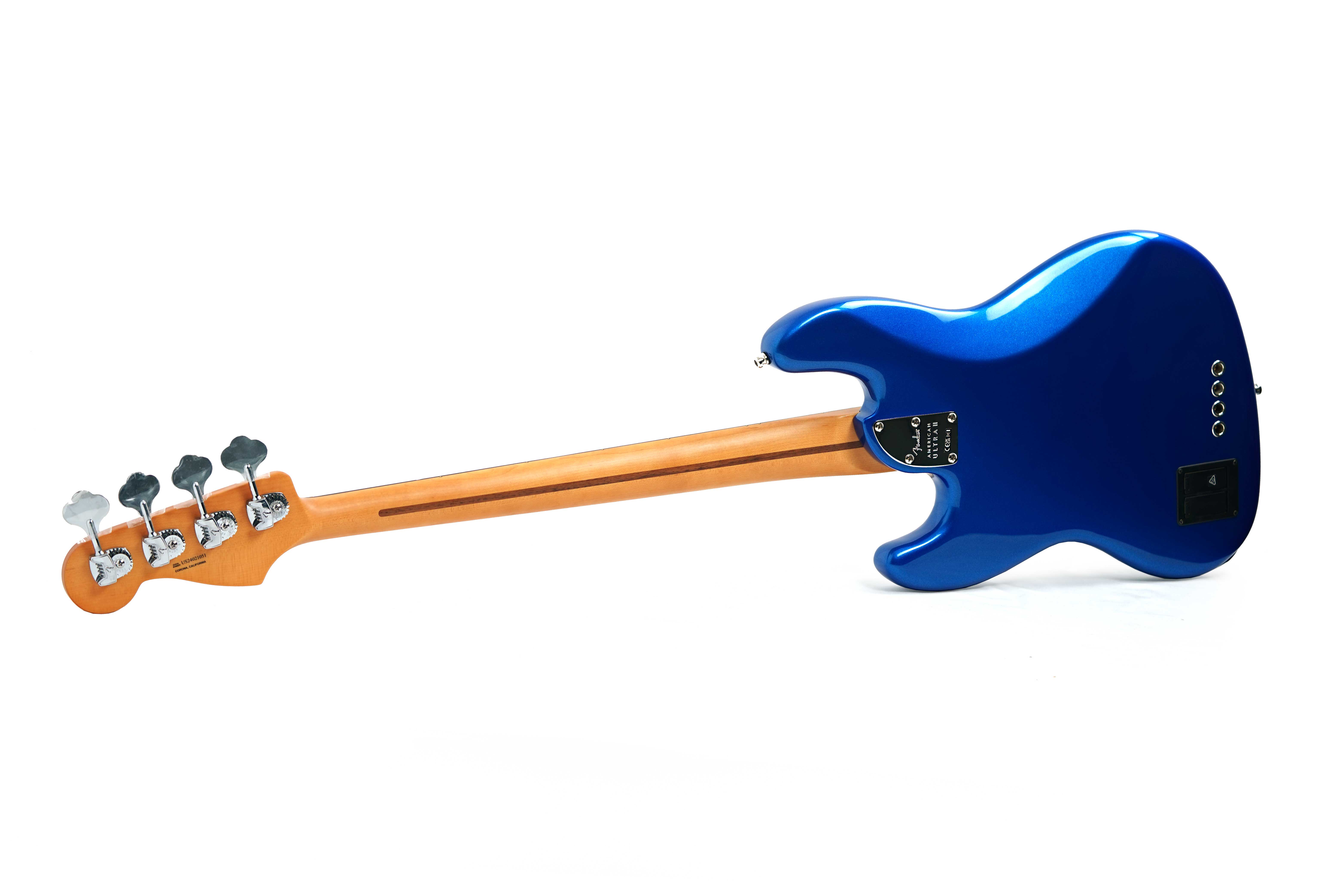 Fender American Ultra II Jazz Bass Noble Blue Ebony Fingerboard #US24021051