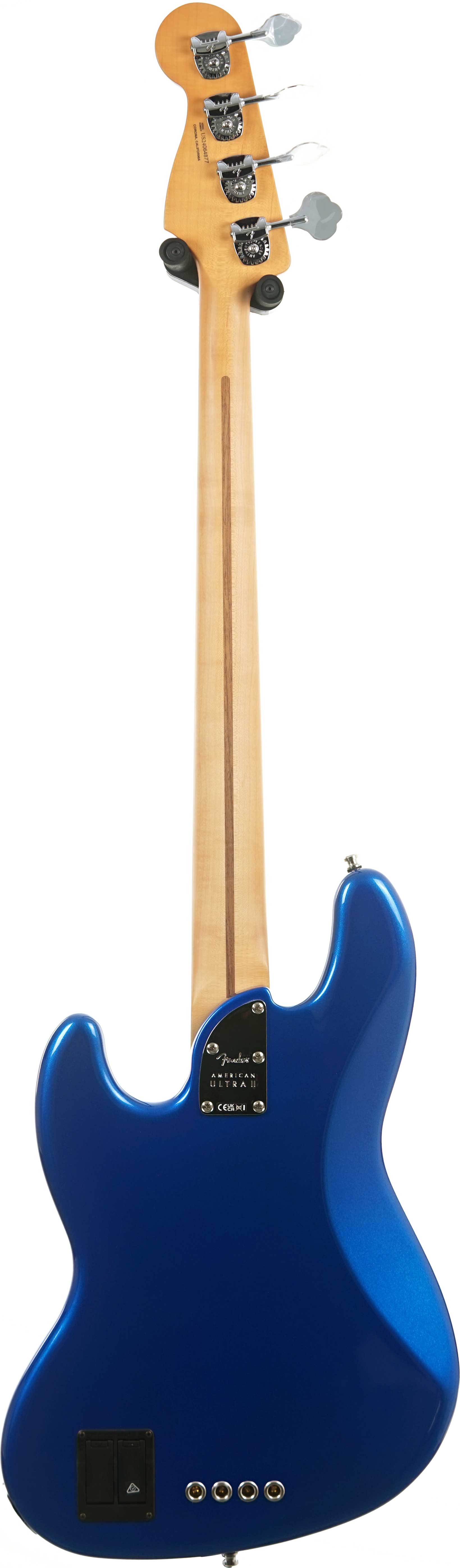 Fender American Ultra II Jazz Bass Noble Blue Ebony Fingerboard #US24064877