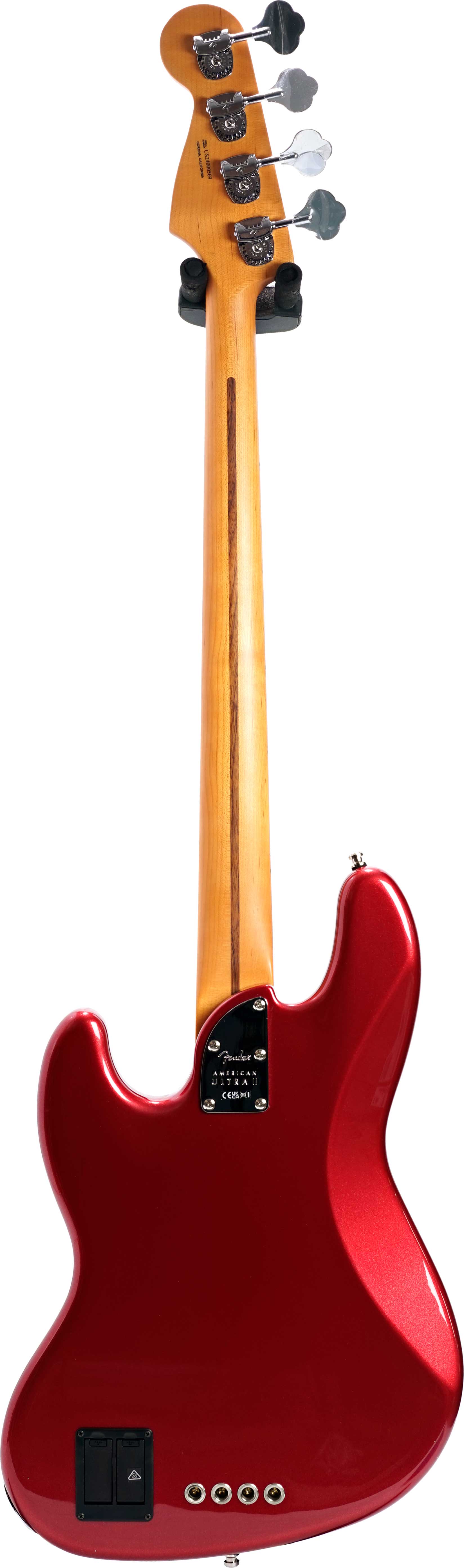 Fender American Ultra II Jazz Bass Sinister Red Maple Fingerboard #US24000569