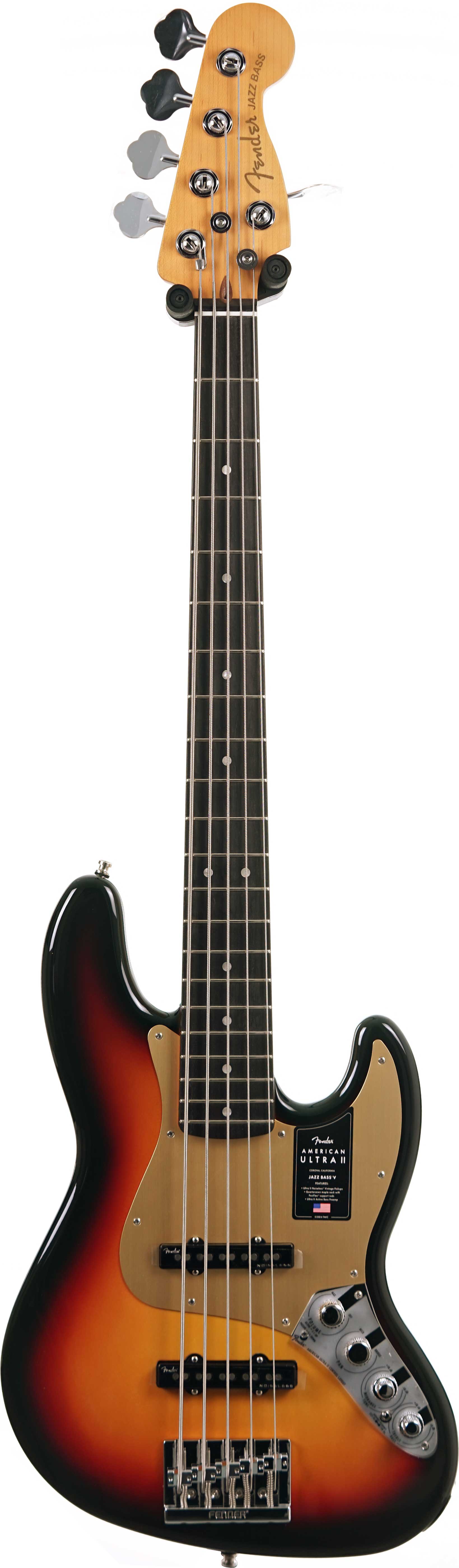 Fender American Ultra II Jazz Bass V Ultraburst Ebony Fingerboard (Ex-Demo) #US25006920