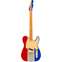 Fender Limited Edition Buck Owens Telecaster Maple Fingerboard Red Silver and Blue Sparkle Front View