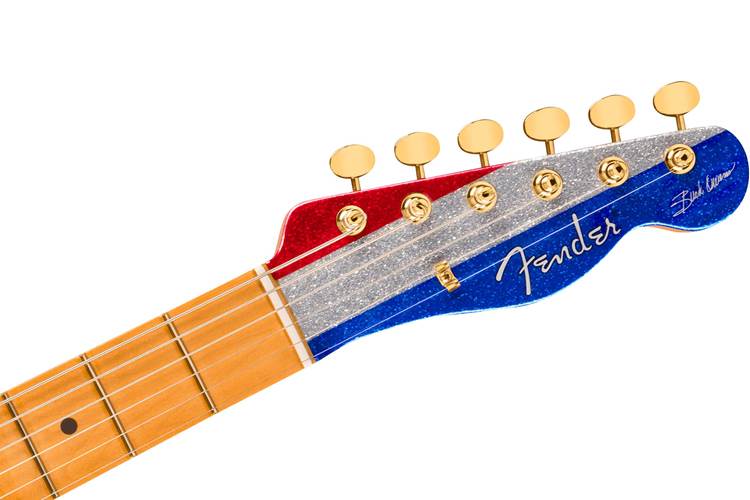 Fender Limited Edition Buck Owens Telecaster Maple Fingerboard Red Silver and Blue Sparkle Fender Limited Edition Buck Owens Telecaster Maple Fingerboard Red Silver and Blue Sparkle