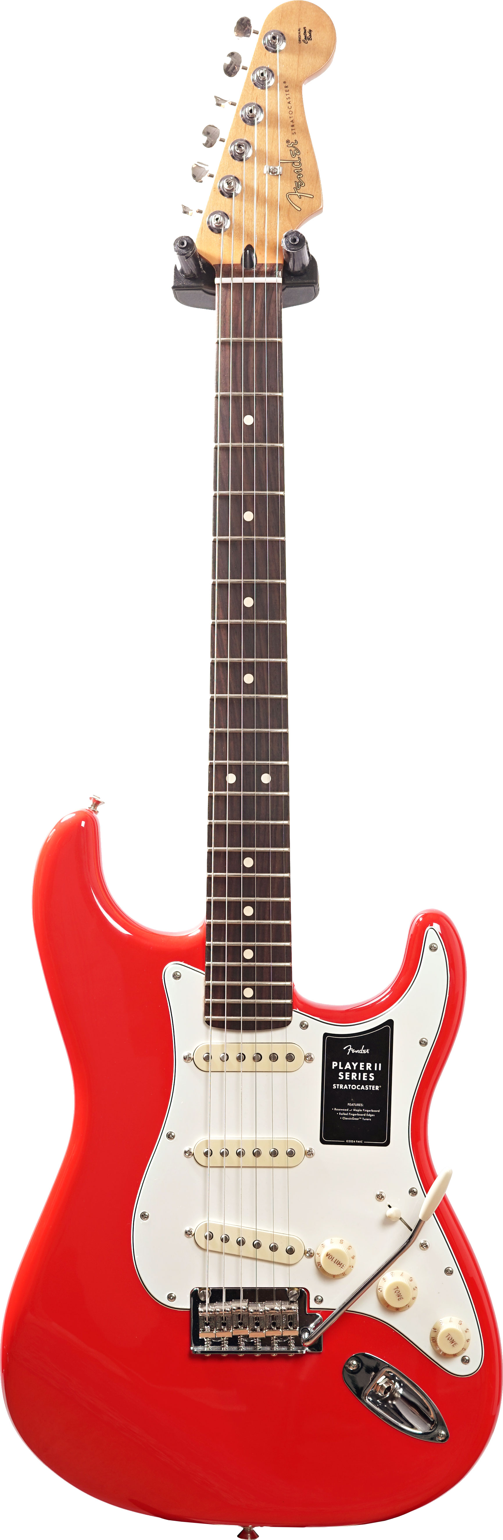 Fender Player II Stratocaster Coral Red Rosewood Fingerboard #MX25106915