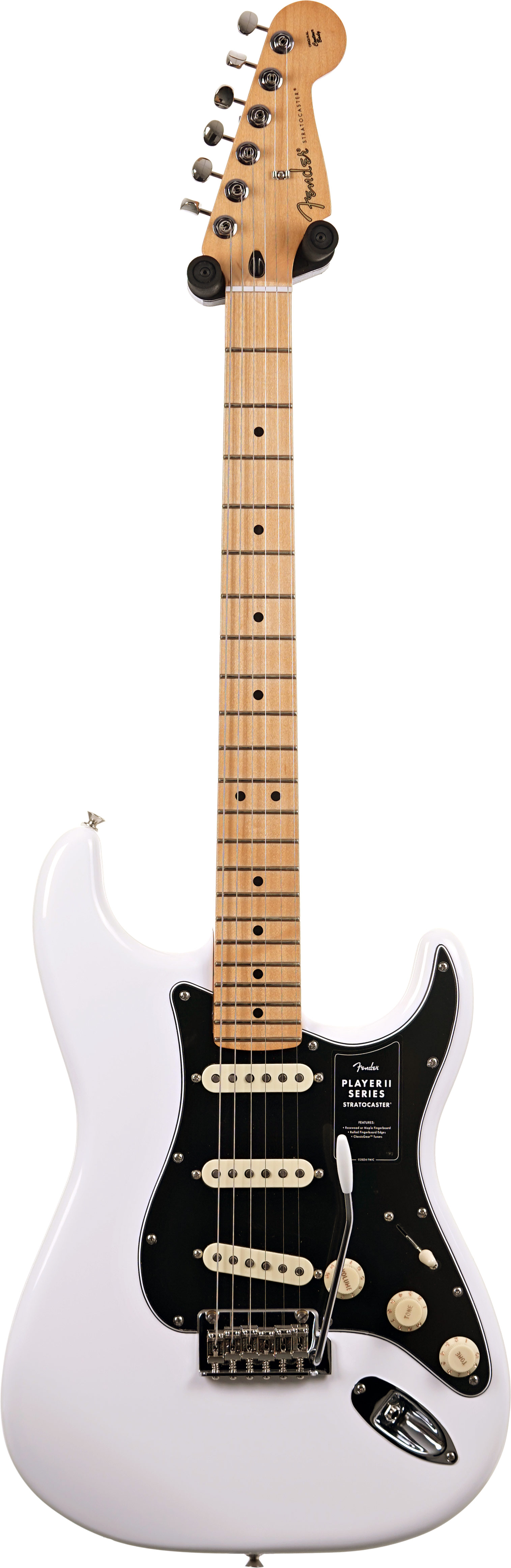 Fender Player II Stratocaster Maple Fingerboard Polar White (Ex-Demo) #MXS4063961