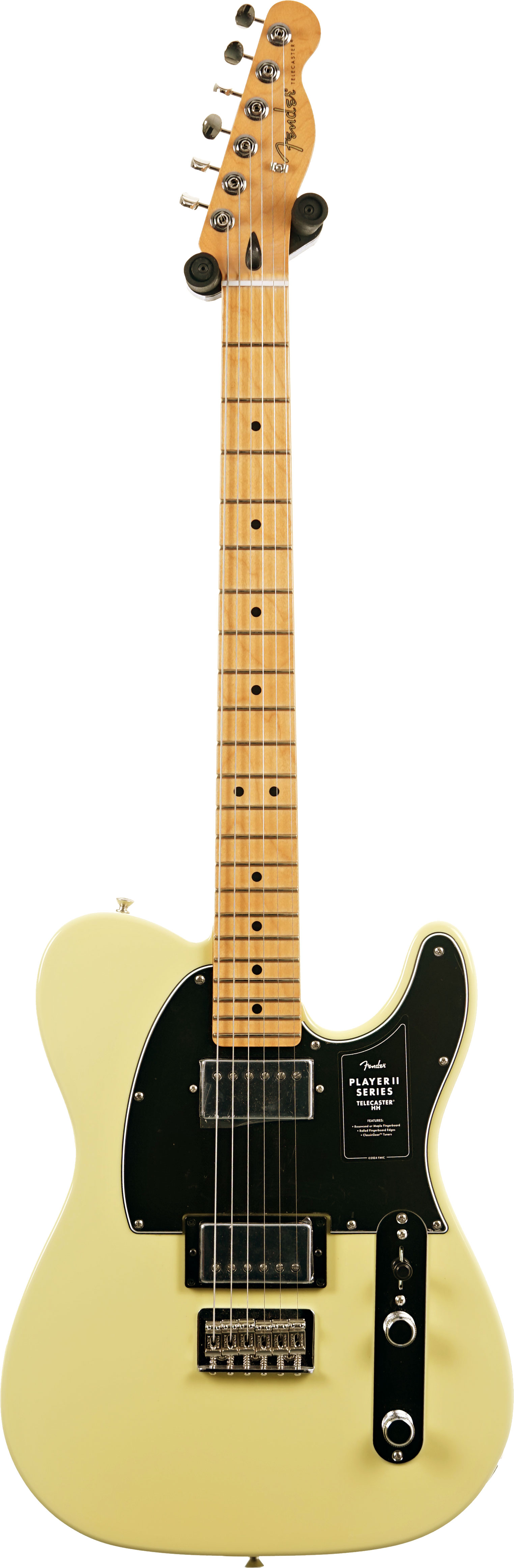 Fender Player II Telecaster HH Hialeah Yellow Maple Fingerboard (Ex-Demo) #MX24045855
