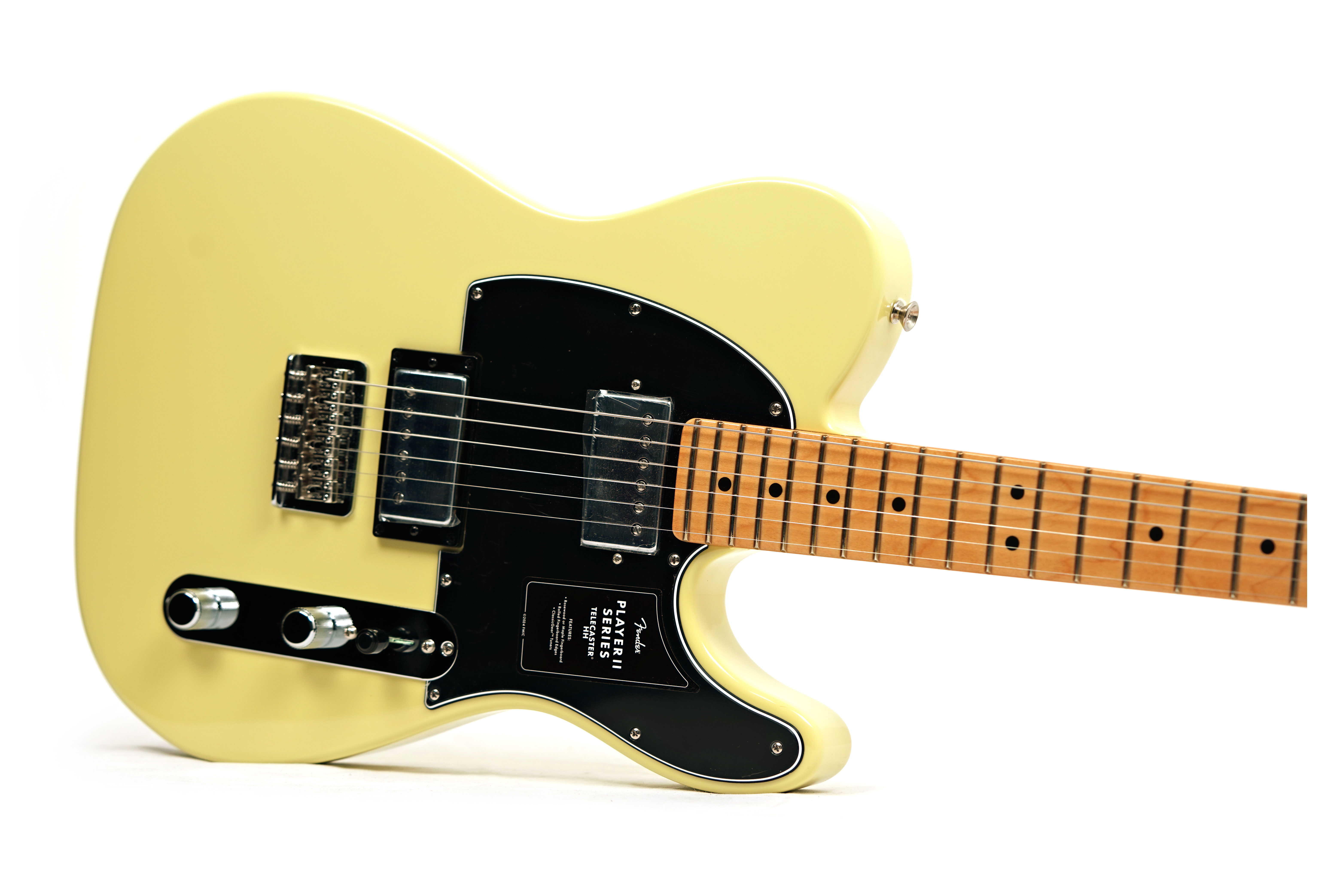 Fender Player II Telecaster HH Hialeah Yellow Maple Fingerboard (Ex-Demo) #MX24045855