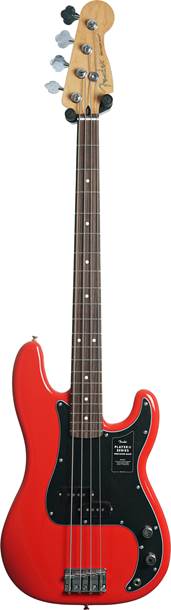 Fender Player II Precision Bass Coral Red Rosewood Fingerboard