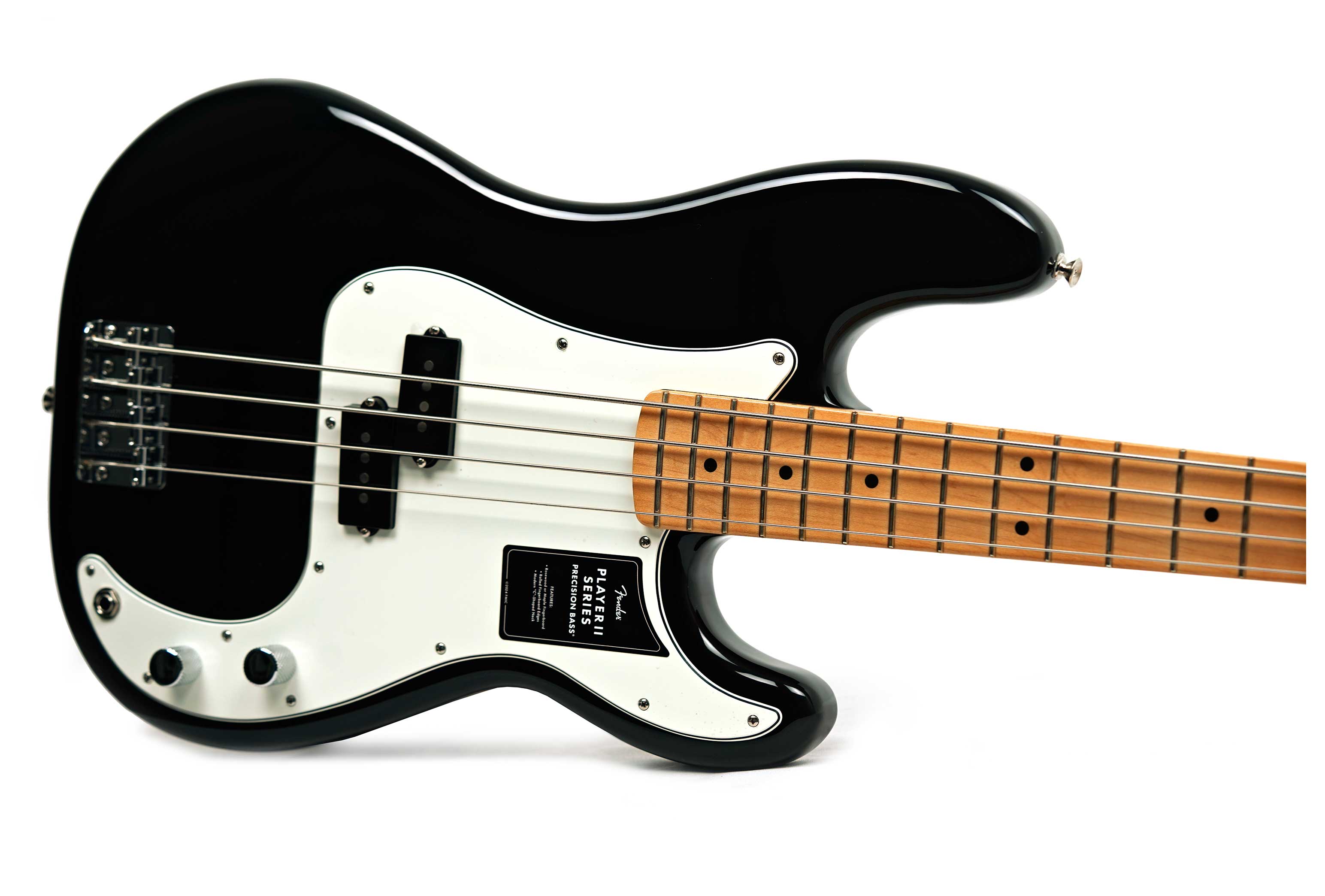 Fender Player II Precision Bass Maple Fingerboard Black (Ex-Demo) #MX25072216