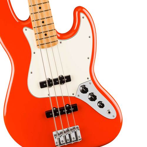 Fender Player II Jazz Bass Coral Red Maple Fingerboard Fender Player II Jazz Bass Coral Red Maple Fingerboard