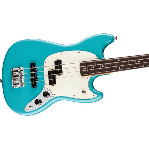 Fender Player II Mustang Bass PJ Aquatone Blue Rosewood Fingerboard Fender Player II Mustang Bass PJ Aquatone Blue Rosewood Fingerboard