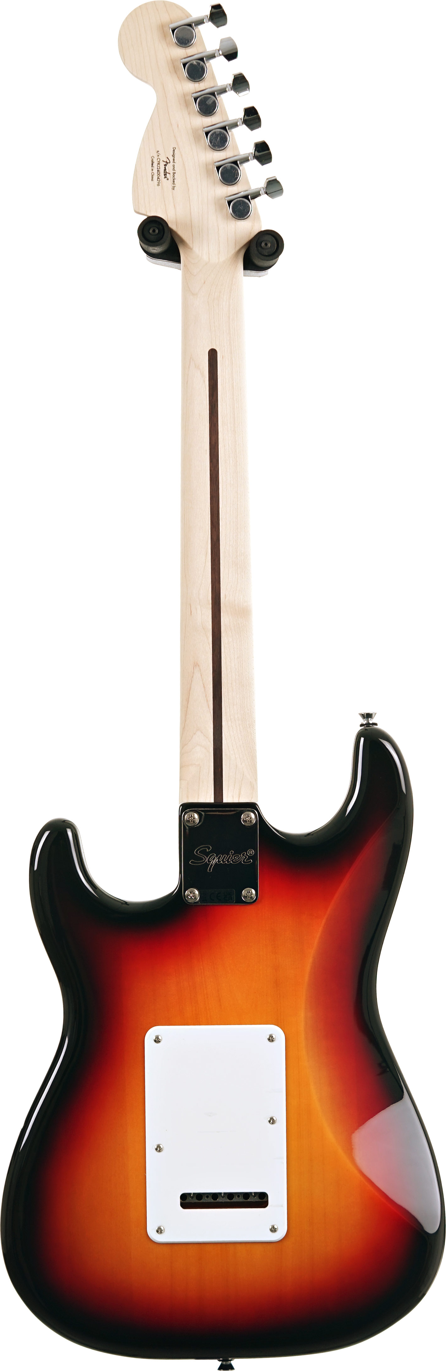 Squier Affinity Series Stratocaster Junior HSS Laurel Fingerboard White Pickguard 3 Colour Sunburst (Ex-Demo) #CYKJ24004296