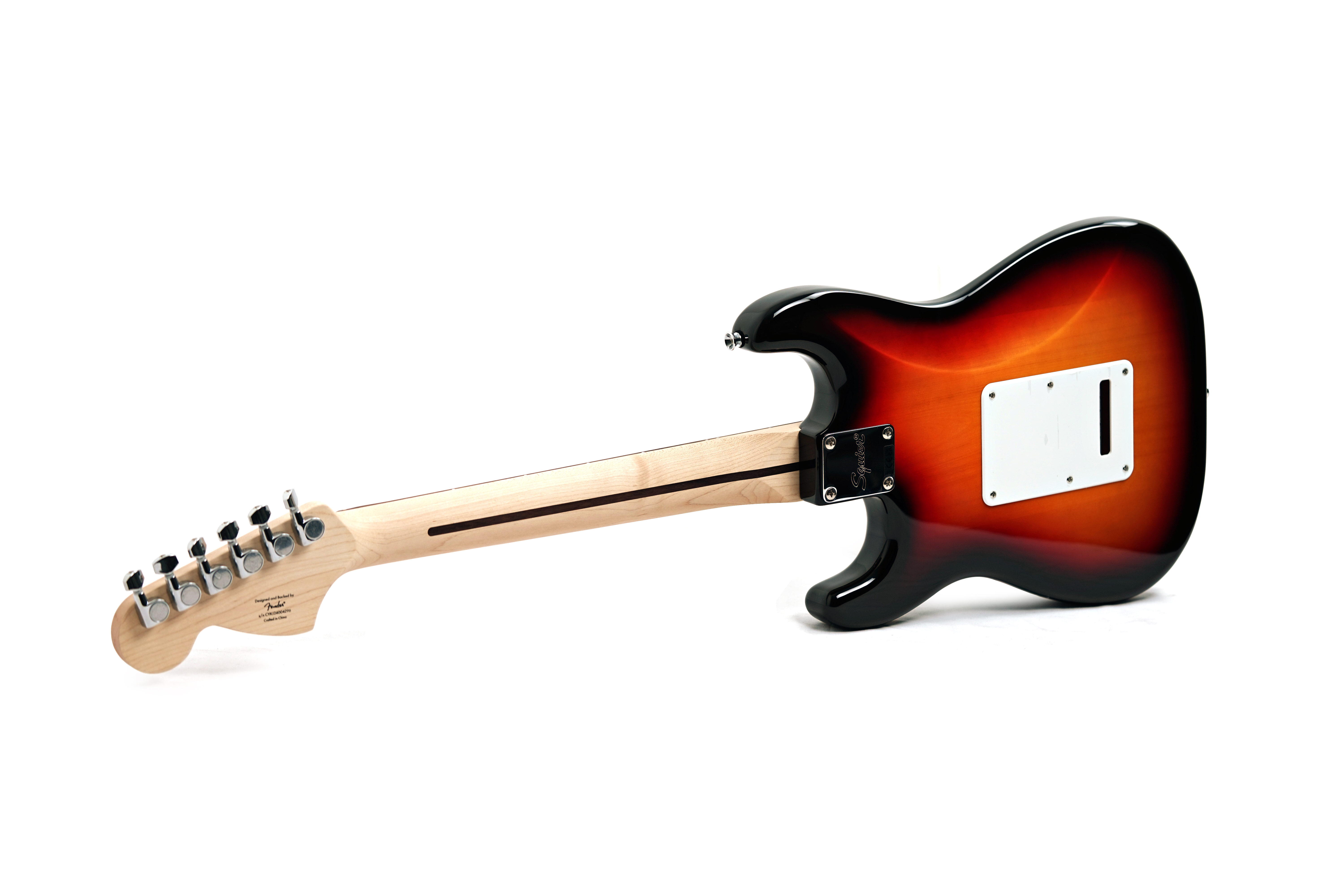 Squier Affinity Series Stratocaster Junior HSS Laurel Fingerboard White Pickguard 3 Colour Sunburst (Ex-Demo) #CYKJ24004296