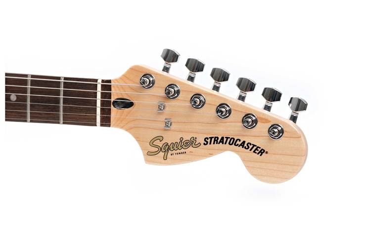 Squier Affinity Series Stratocaster Junior HSS Laurel Fingerboard White Pickguard 3 Colour Sunburst Squier Affinity Series Stratocaster Junior HSS Laurel Fingerboard White Pickguard 3 Colour Sunburst