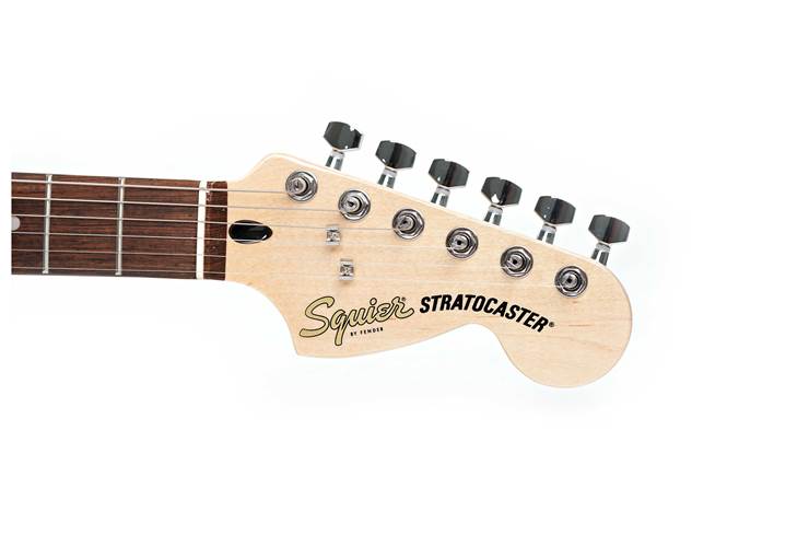 Squier Affinity Series Stratocaster Junior HSS Indian Laurel Fingerboard White Pickguard Ice Blue Metallic Squier Affinity Series Stratocaster Junior HSS Indian Laurel Fingerboard White Pickguard Ice Blue Metallic