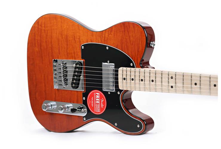 Squier Affinity Series Telecaster FMT SH Black Pickguard Mocha Maple Fingerboard Squier Affinity Series Telecaster FMT SH Black Pickguard Mocha Maple Fingerboard