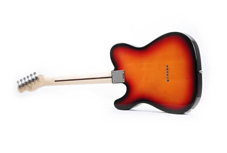 Squier Affinity Series Telecaster Thinline White Pickguard 3-Colour Sunburst Maple Fingerboard Squier Affinity Series Telecaster Thinline White Pickguard 3-Colour Sunburst Maple Fingerboard