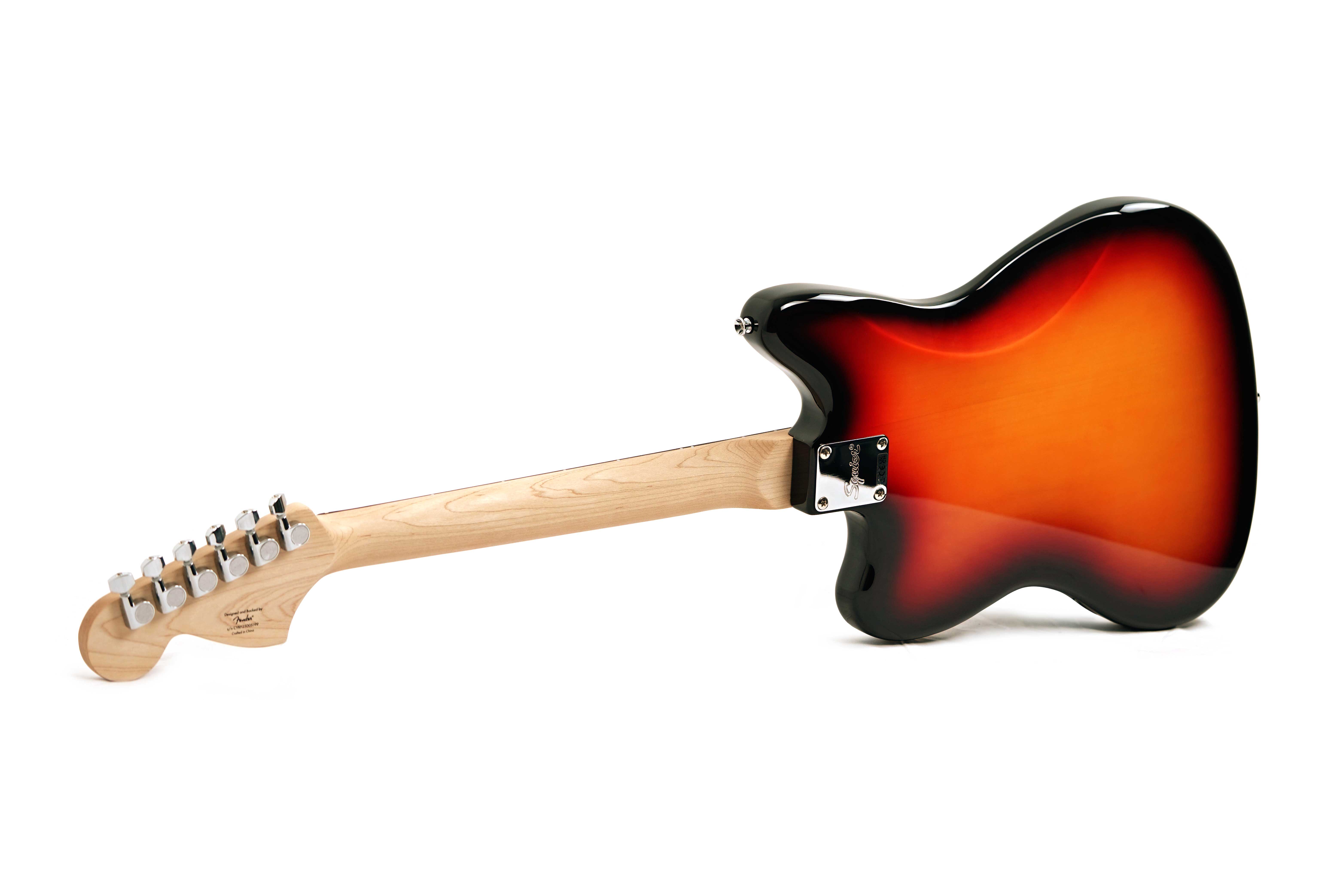 Squier Affinity Series Jaguar Indian Laurel Fingerboard Black Pickguard 3-Colour Sunburst (Ex-Demo) #CYKF25005199