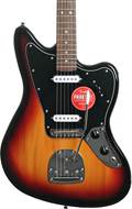 Squier Affinity Series Jaguar Indian Laurel Fingerboard Black Pickguard 3-Colour Sunburst