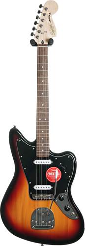 Squier Affinity Series Jaguar Indian Laurel Fingerboard Black Pickguard 3-Colour Sunburst Squier Affinity Series Jaguar Indian Laurel Fingerboard Black Pickguard 3-Colour Sunburst